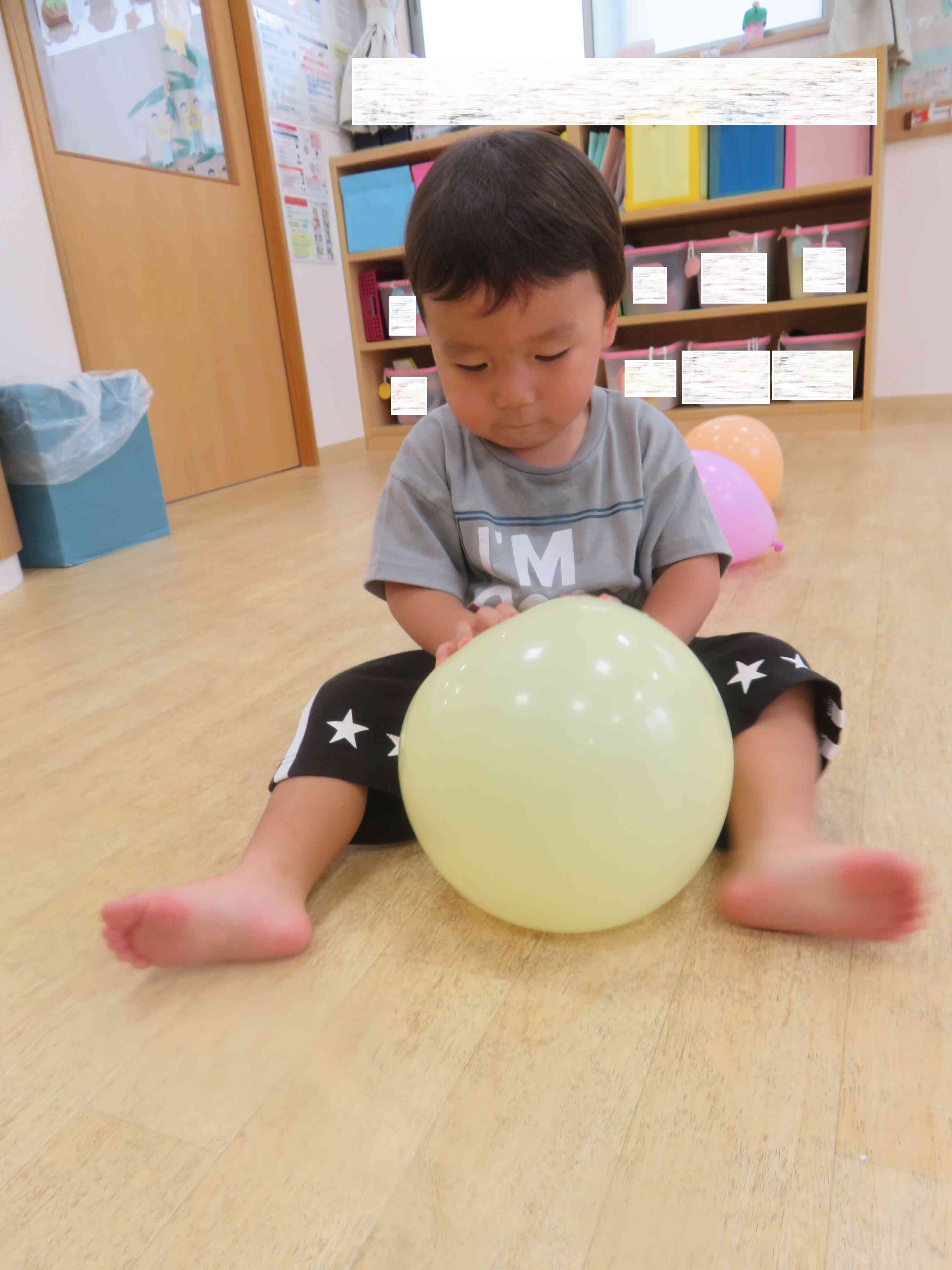 室内遊び☆新聞紙＆風船～土曜日～