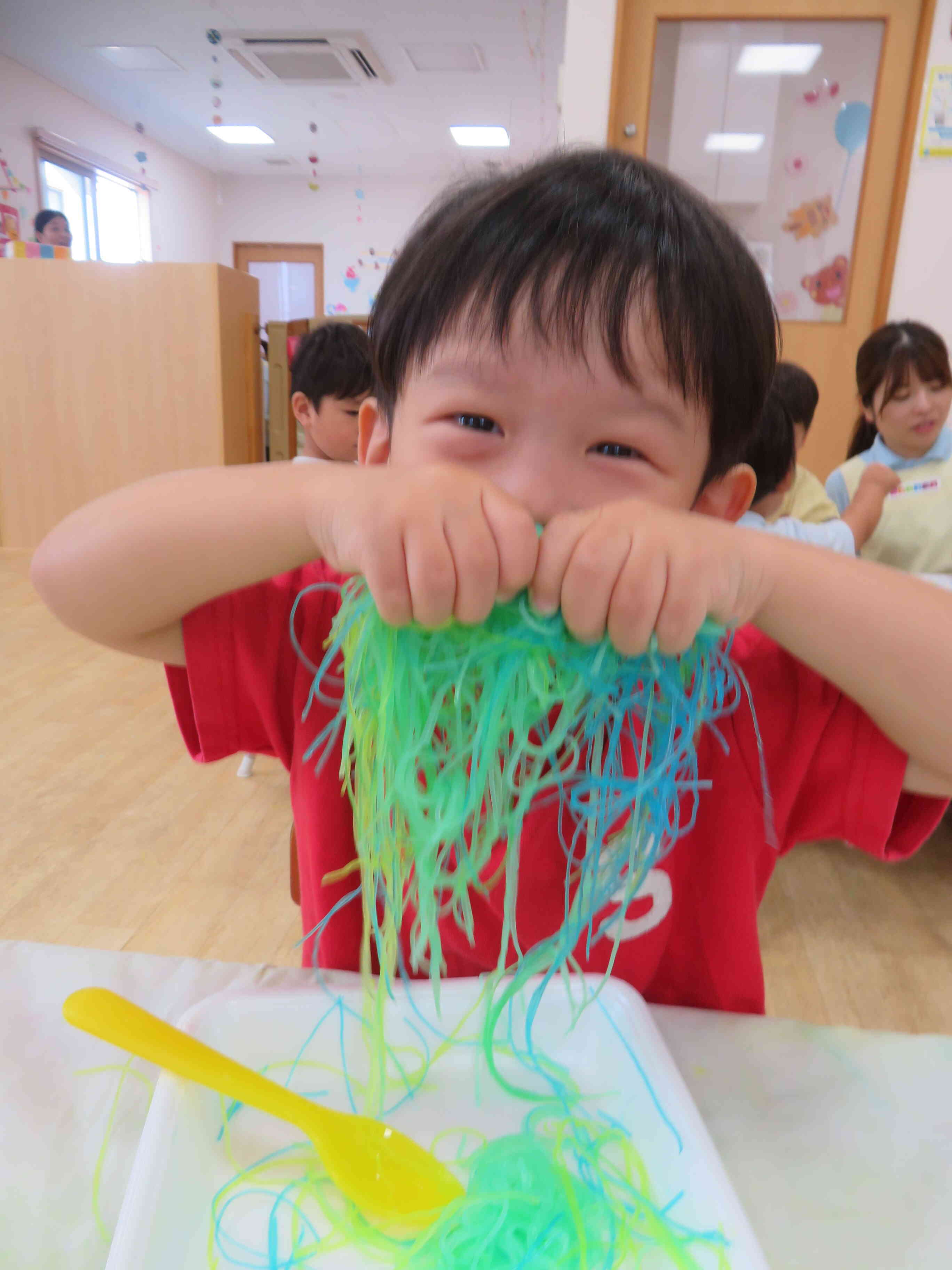 おひげがもじゃもじゃだぁ～！！