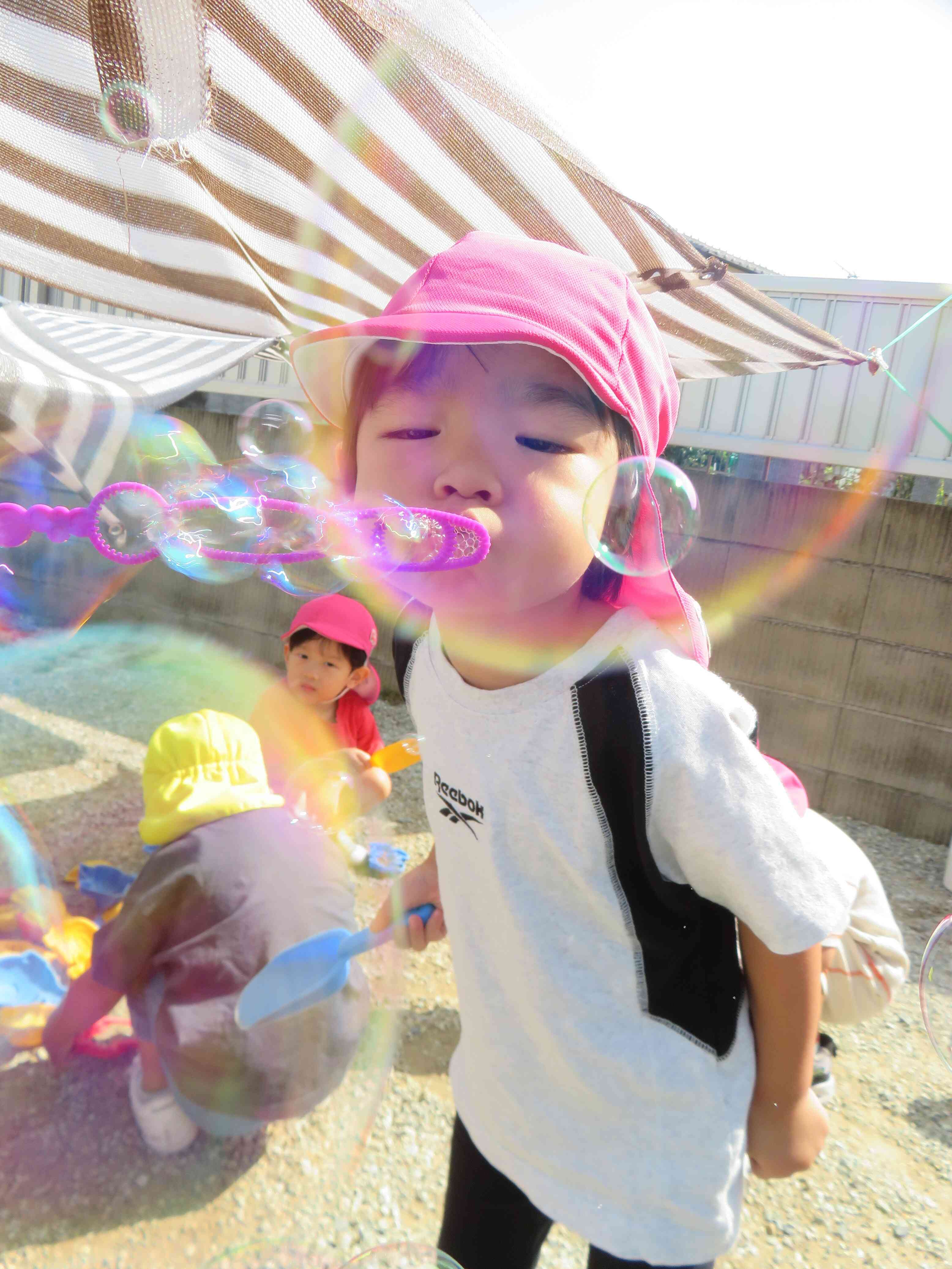 久しぶりの保育園、元気に遊ぼう♪
