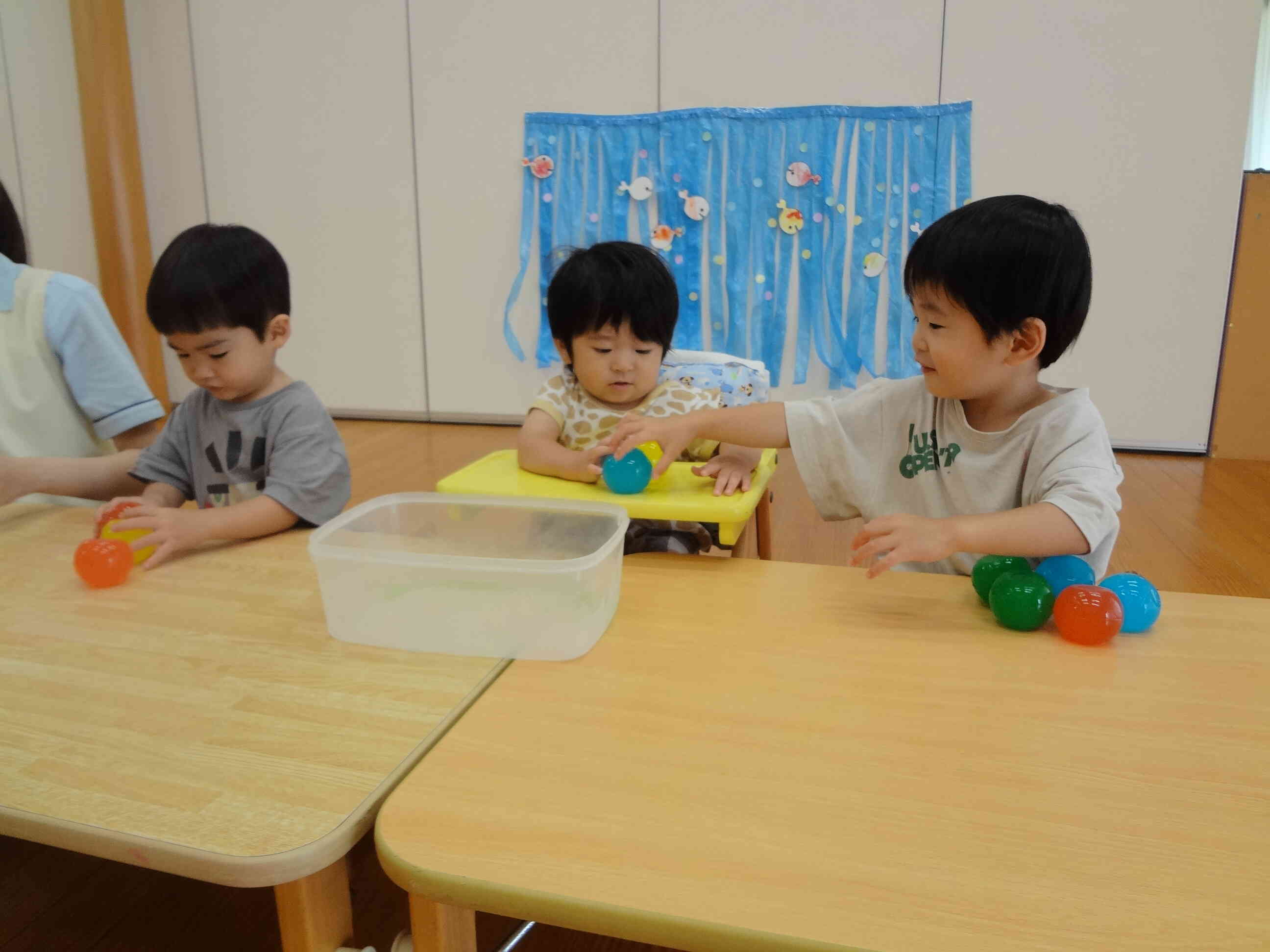 ツルツルして気持ちいいね！