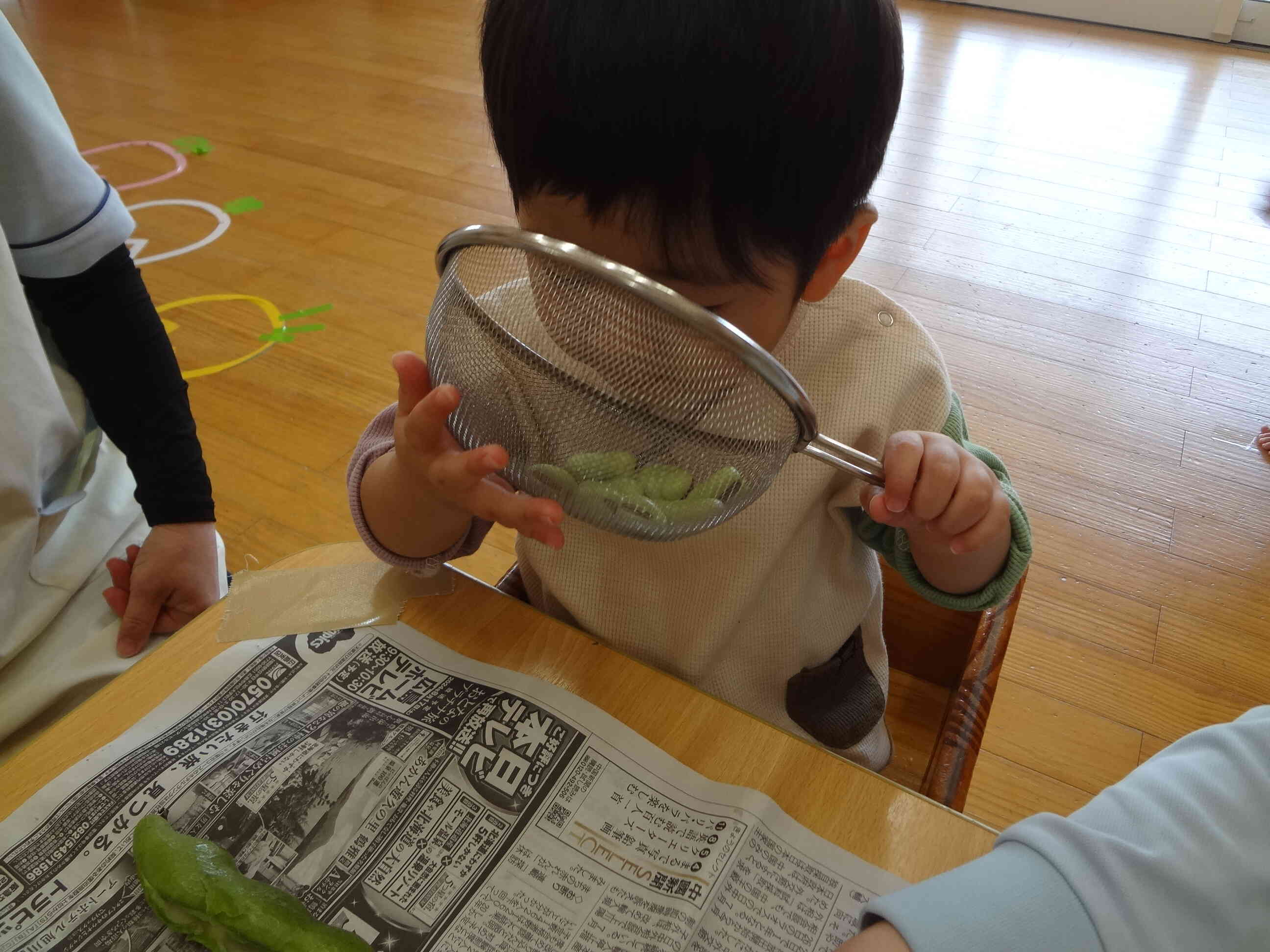 くんくん！僕は匂いをかいでみたよ！