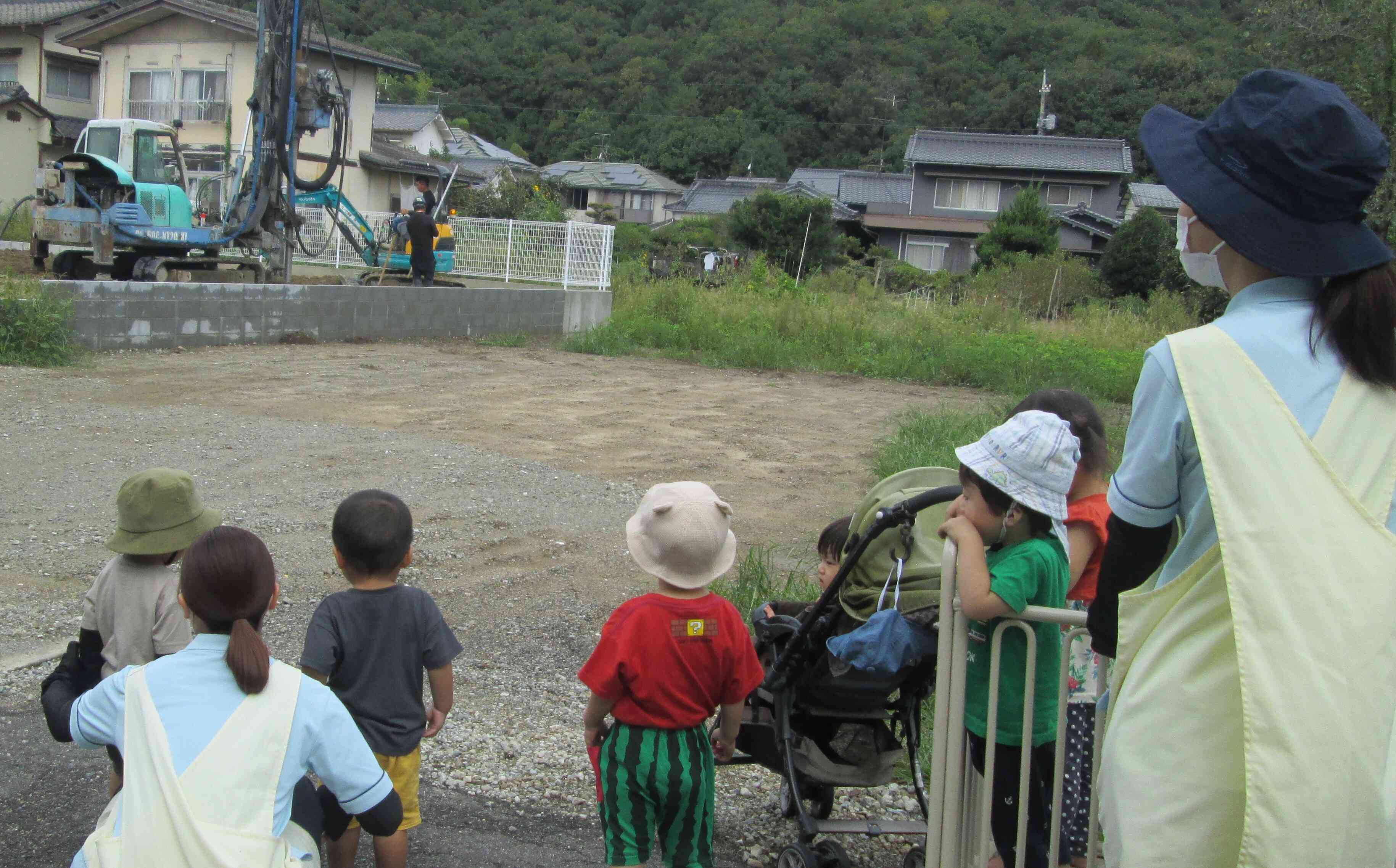 お散歩でのひとコマ