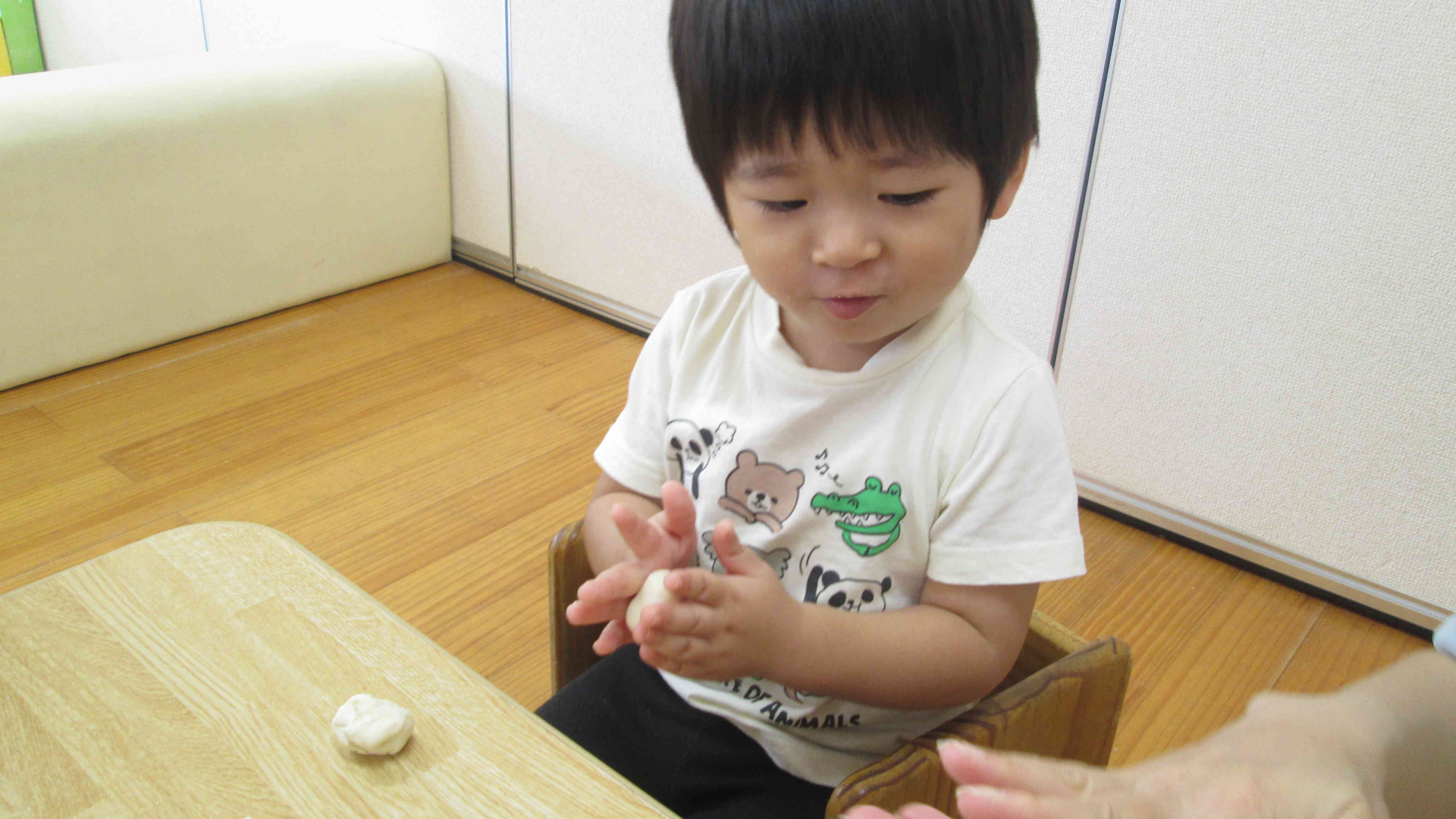 ぼくも上手に丸くできたよ。