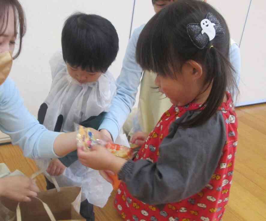 私の好きなお菓子だ。うれしいな～