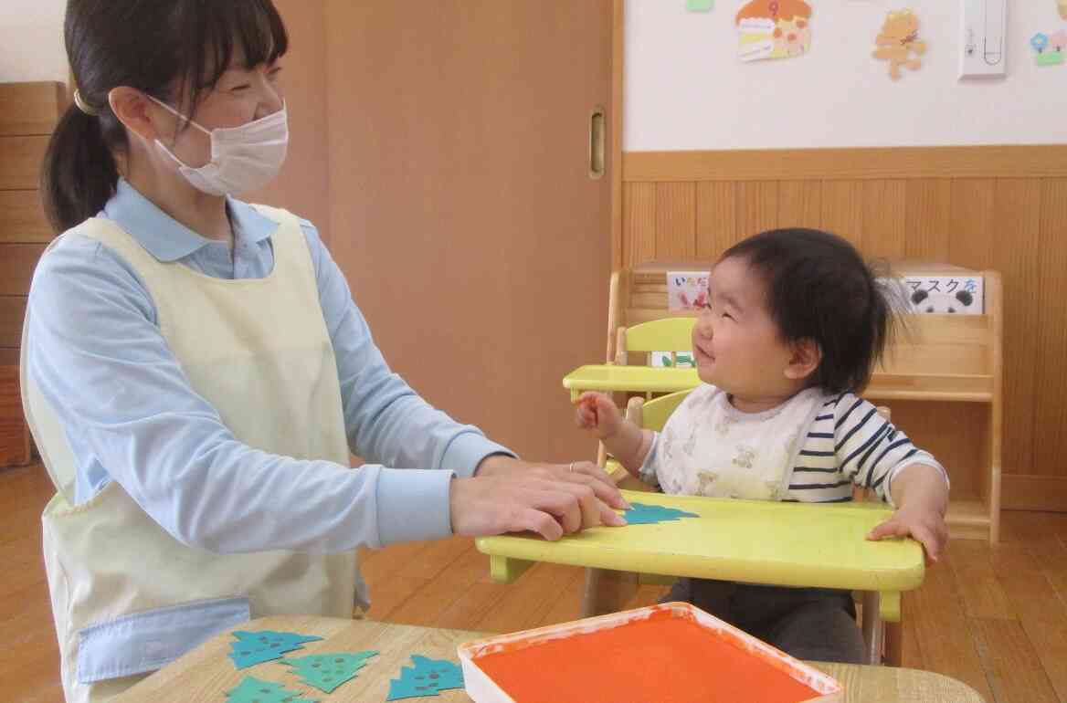 見つめあってニコっ！