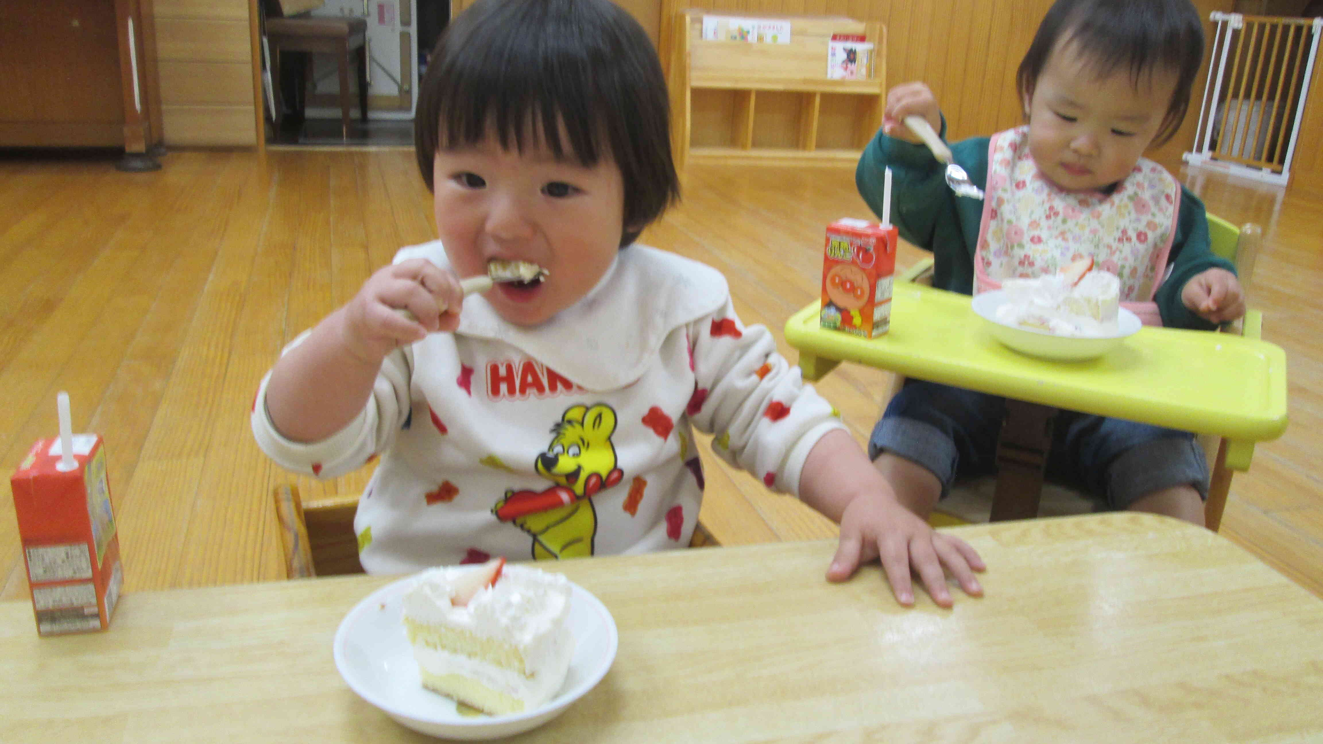 美味しかったね！ありがとうございました。クリスマス会の1日でした。