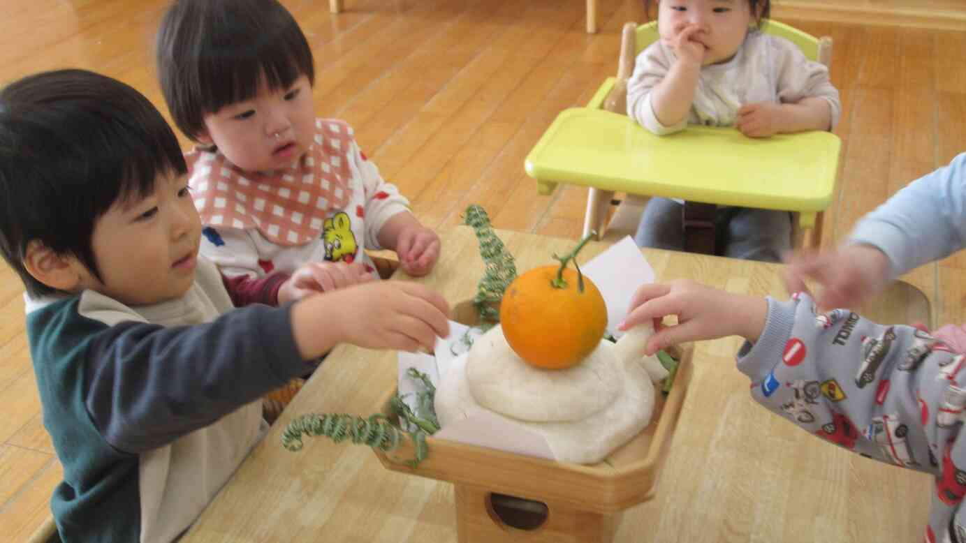 お餅はかたいなぁ！