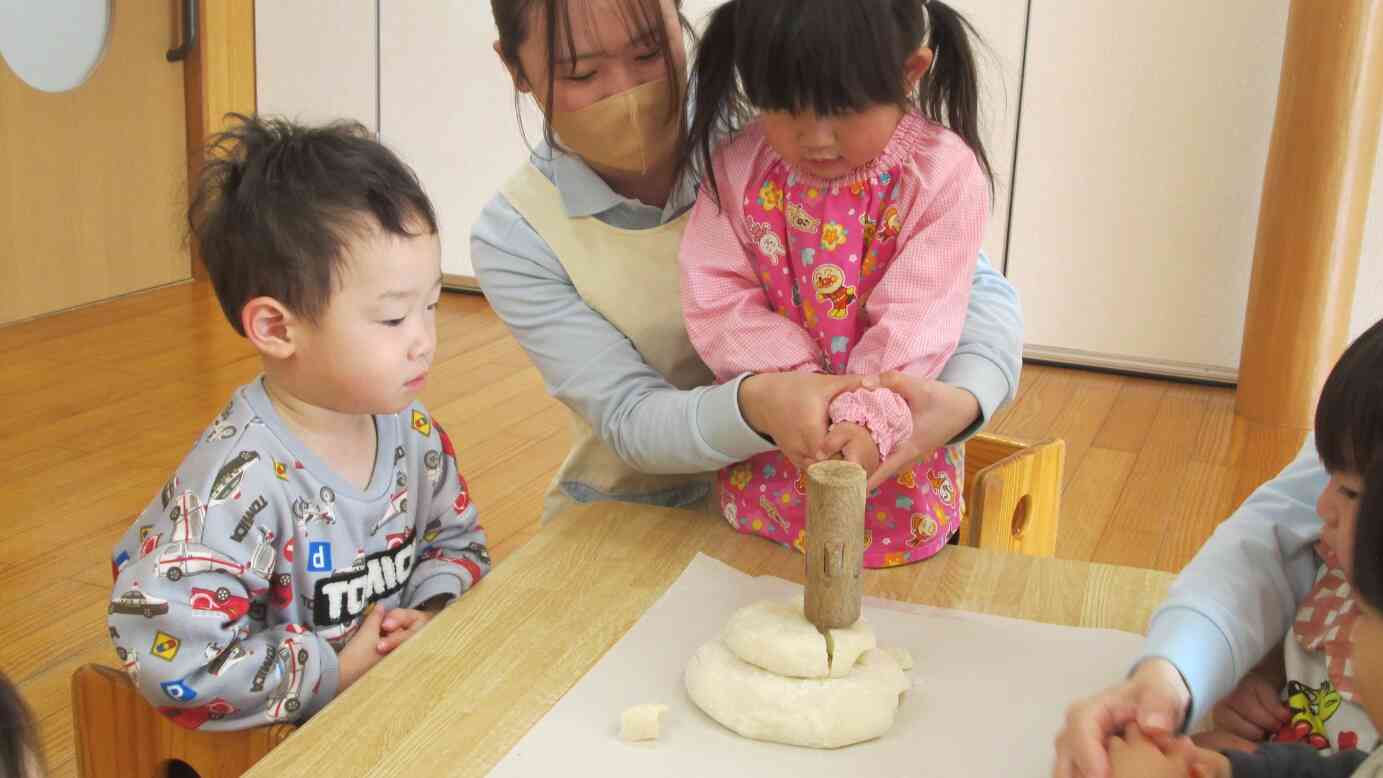 私もトントンしてみるね！