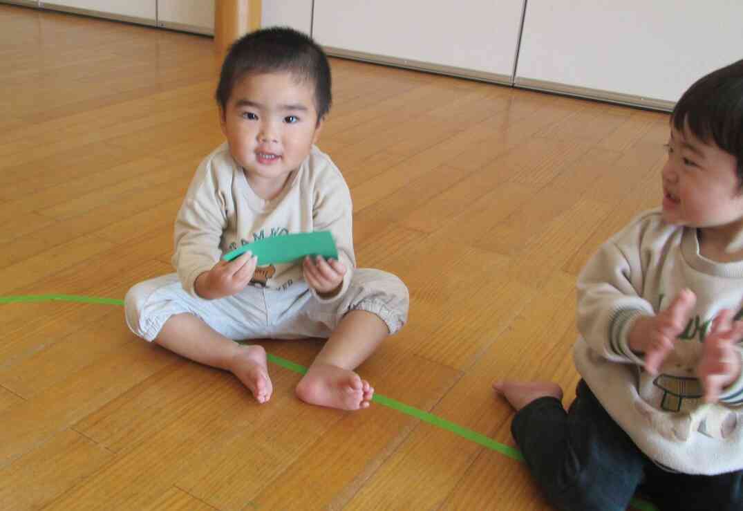 みてみて～！カードをとったよ！