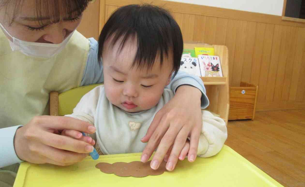 髪の毛はぐるぐるお絵描きしてみたよ。