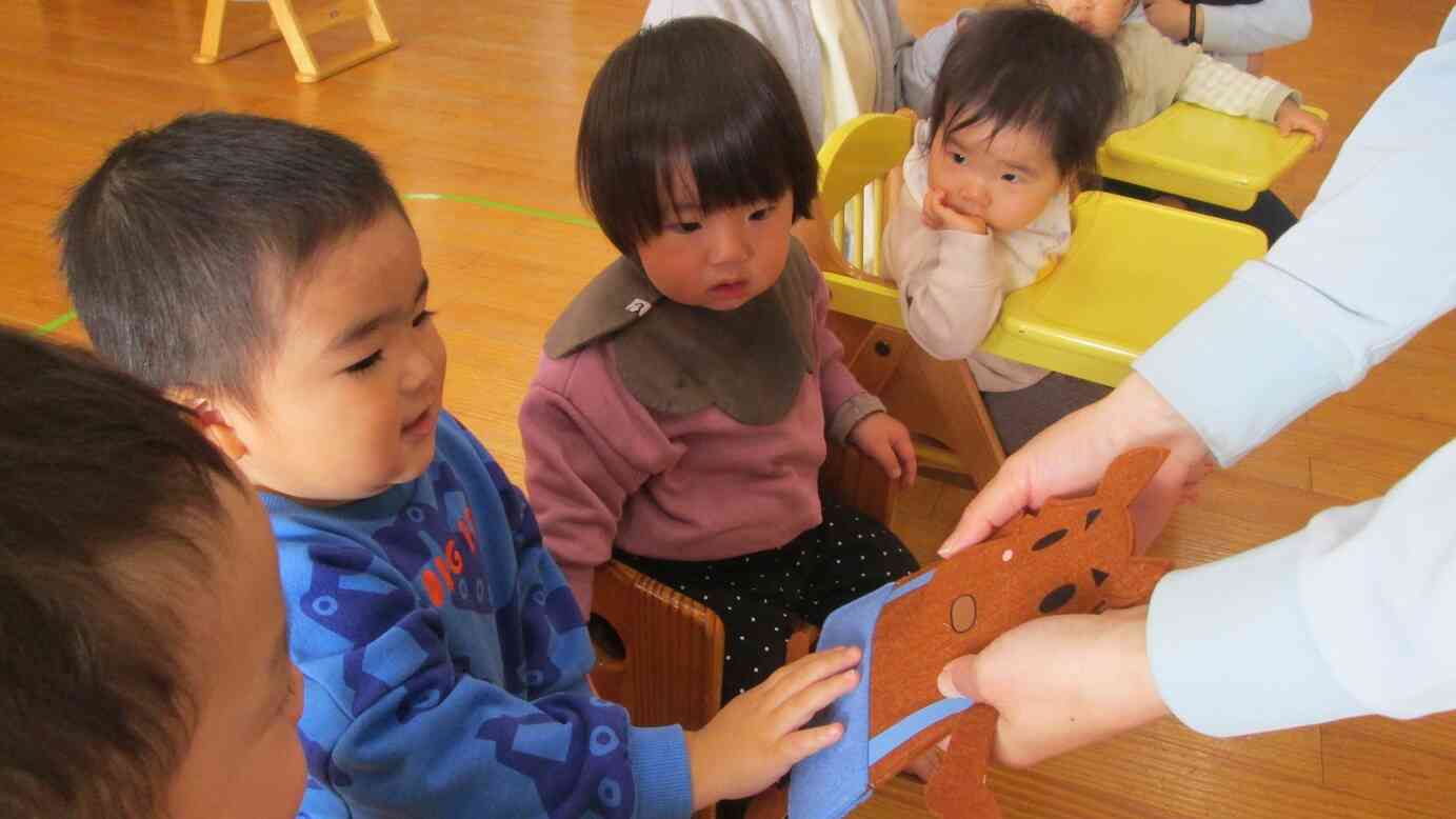 最後はおおかみさんが遊びにきてくれたね！楽しいお誕生日会になりました。