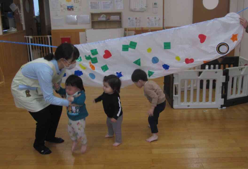 大きなこいのぼりができました！
