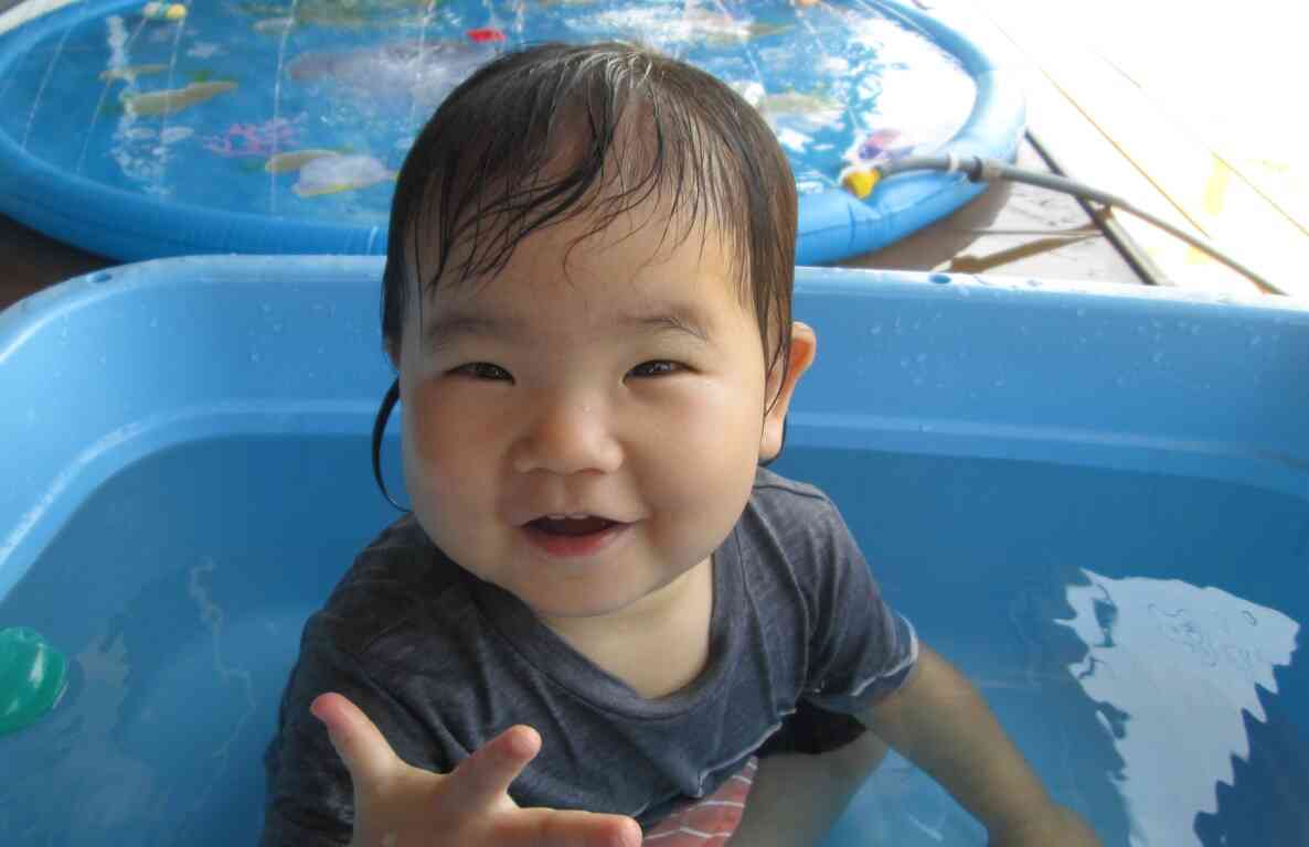 気持ちいいね！にっこり笑顔です。