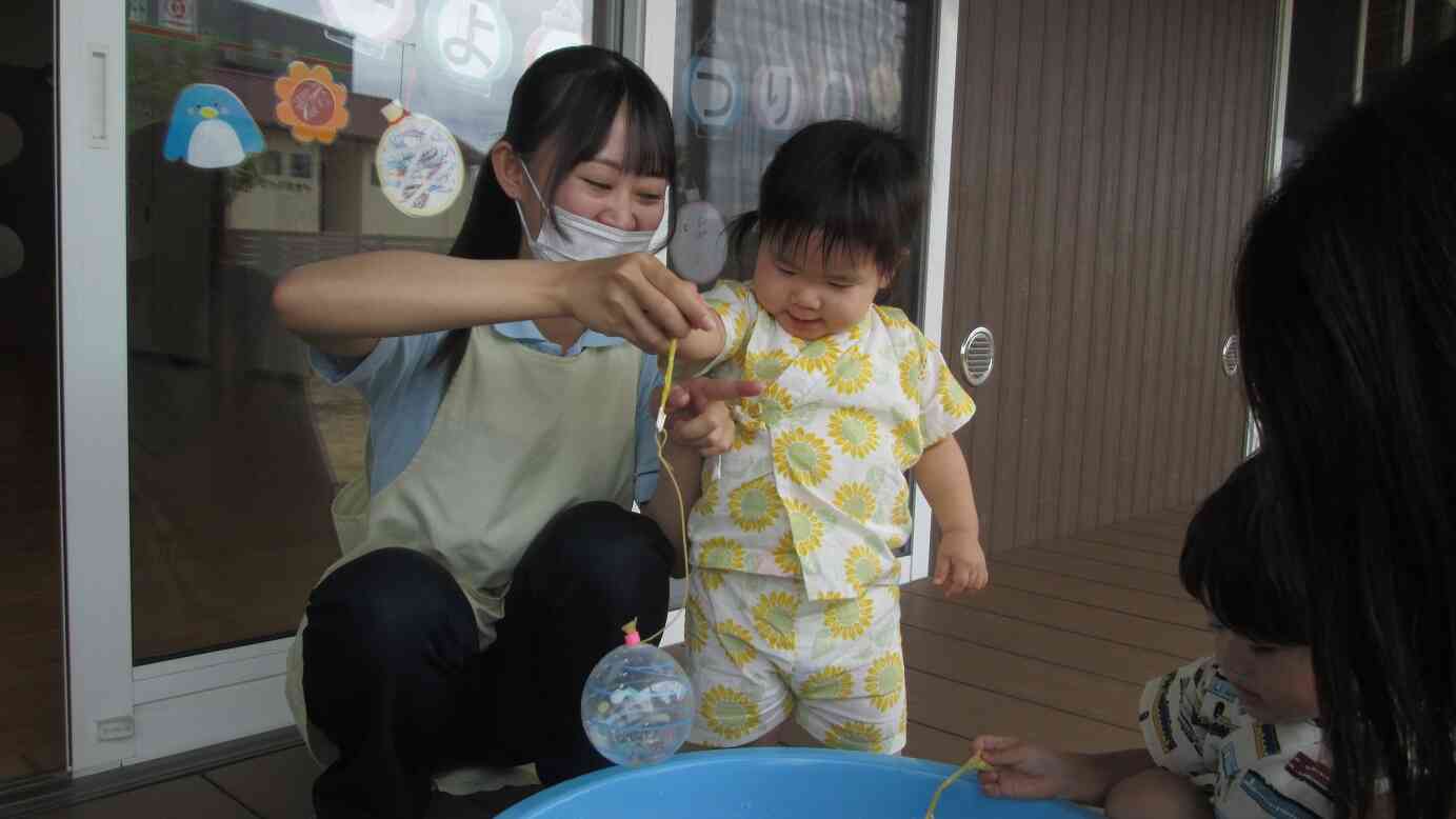 じゃじゃーん！私も釣れたよ。