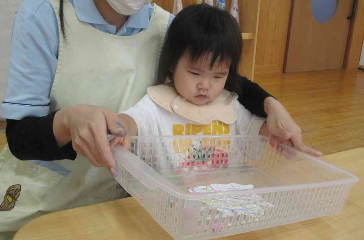 もっとやりたい！と最後まで取り組んでいたIちゃん