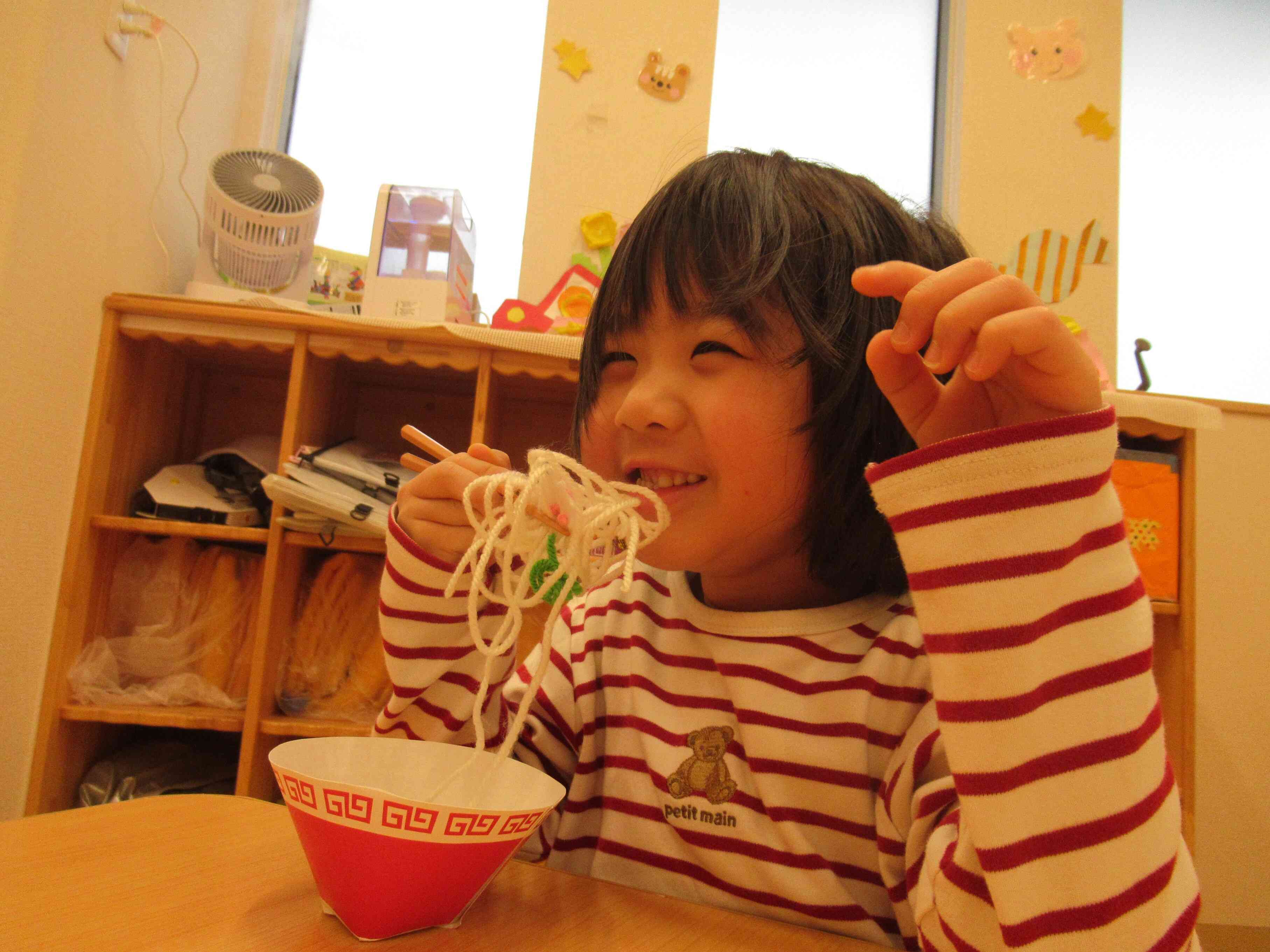 『ラーメン食べられるかな~』