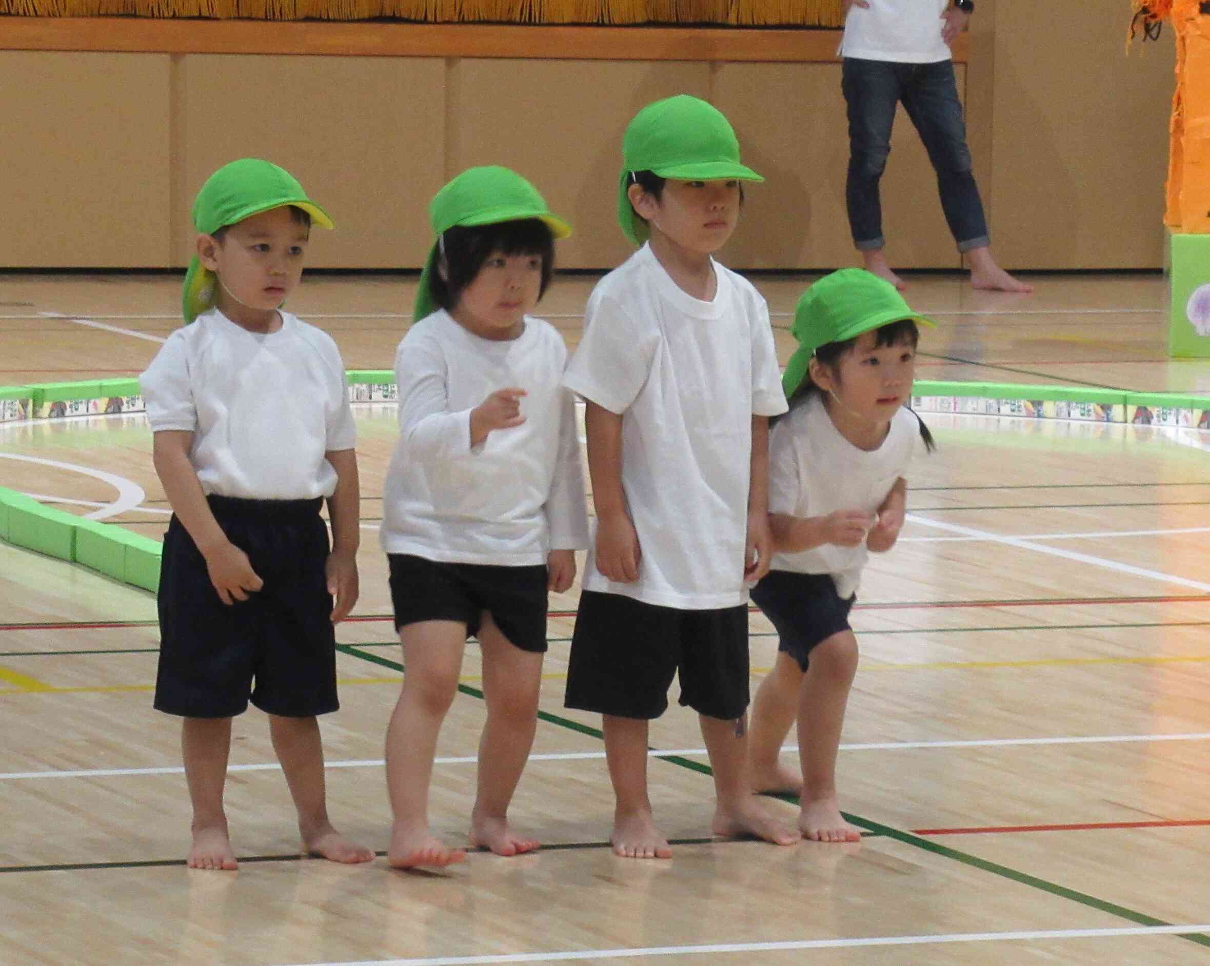 りす組（3歳児）！よ～いどん！