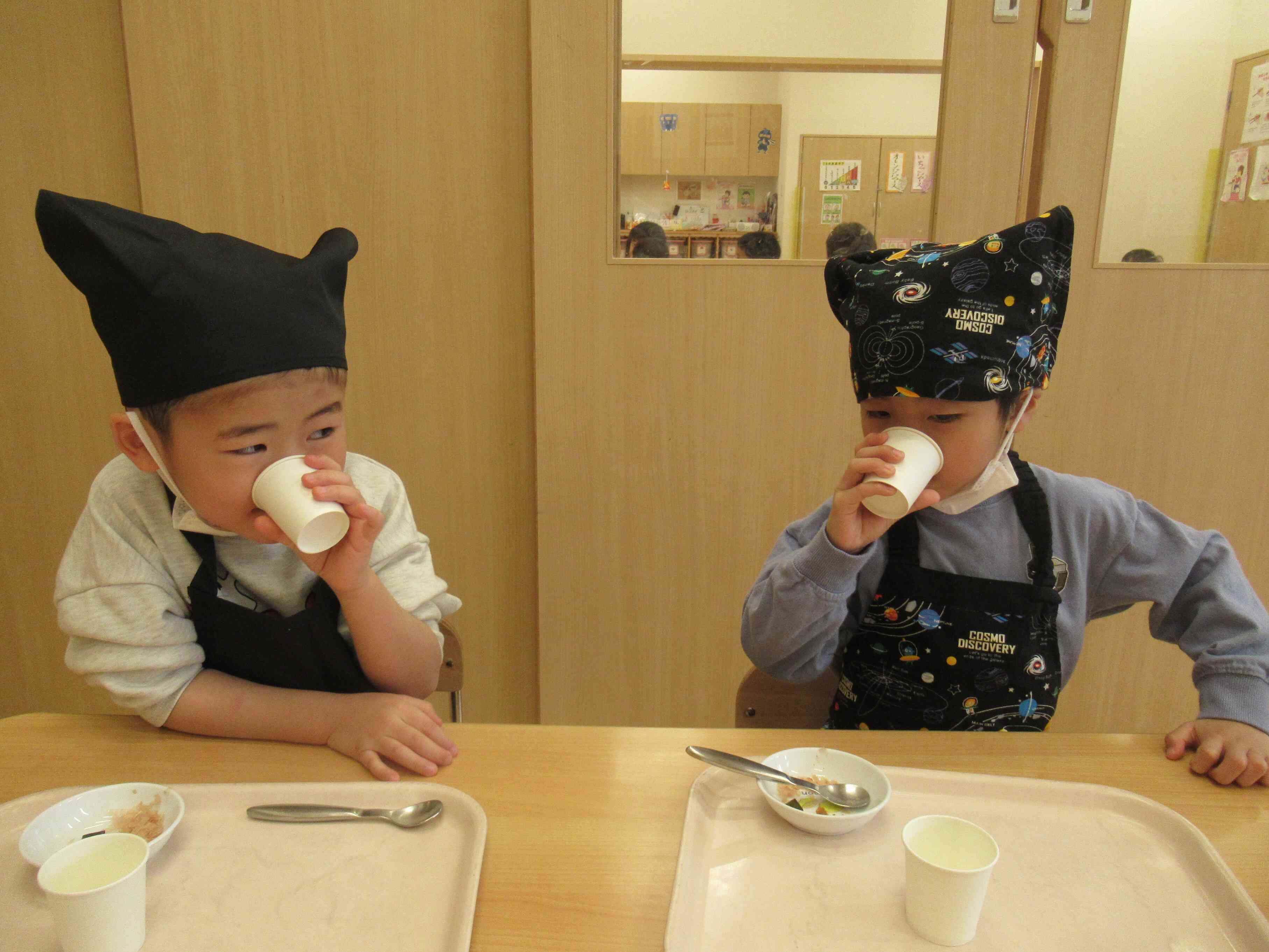 『和食の日～！』きりん組(5歳児)