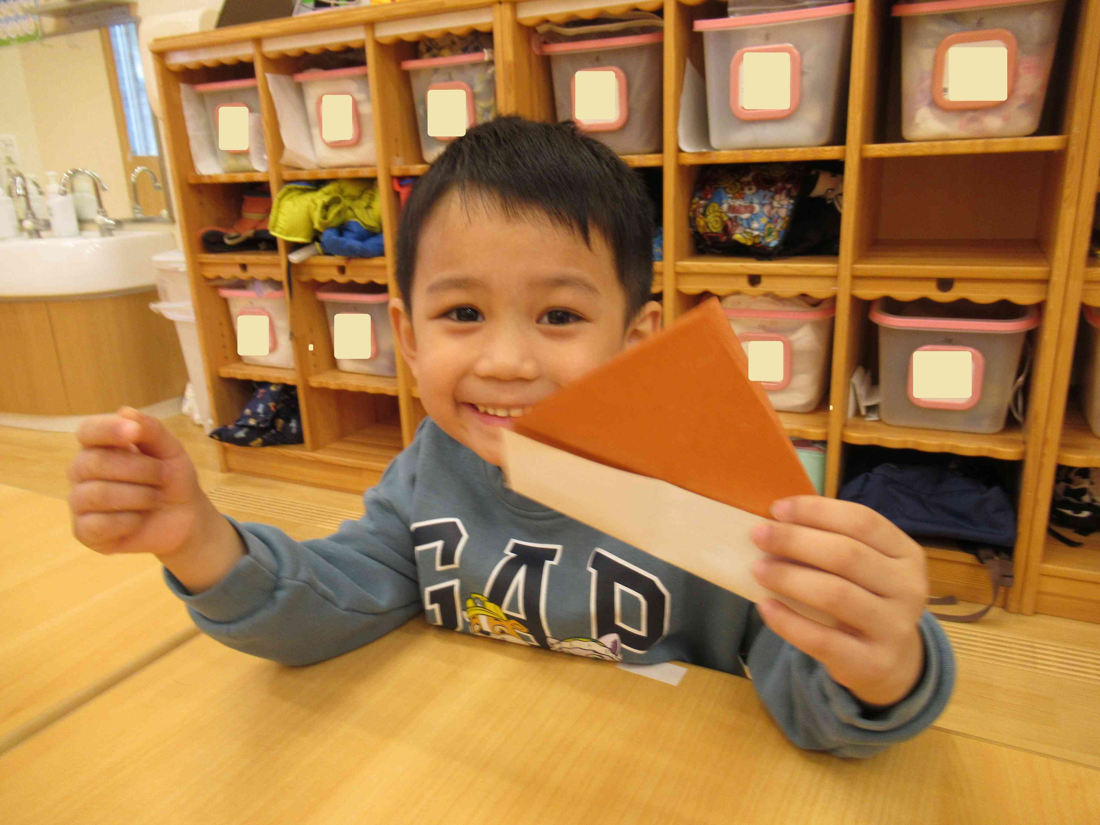 折り紙遊びも大好き！