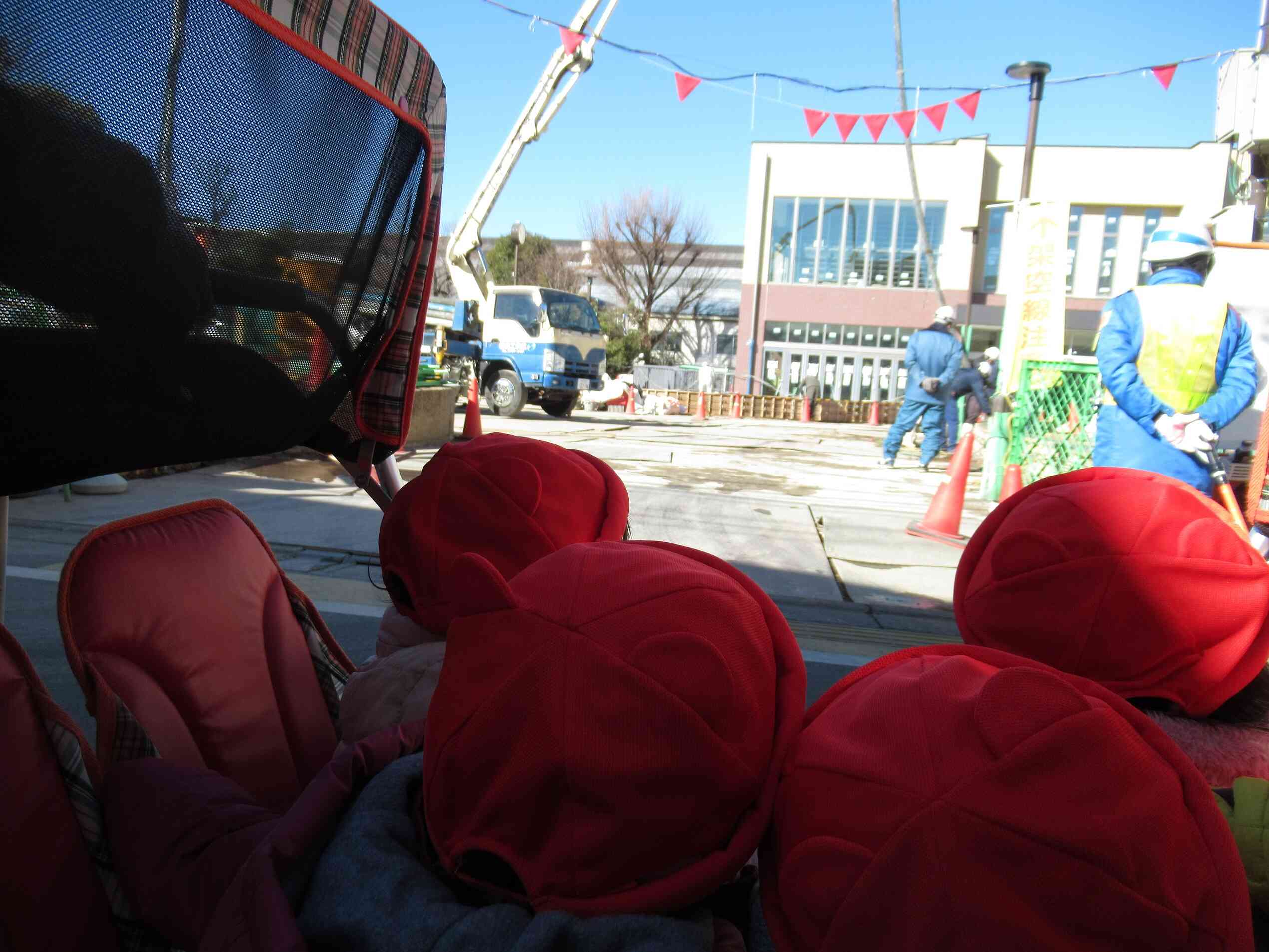 ショベルカーだね～