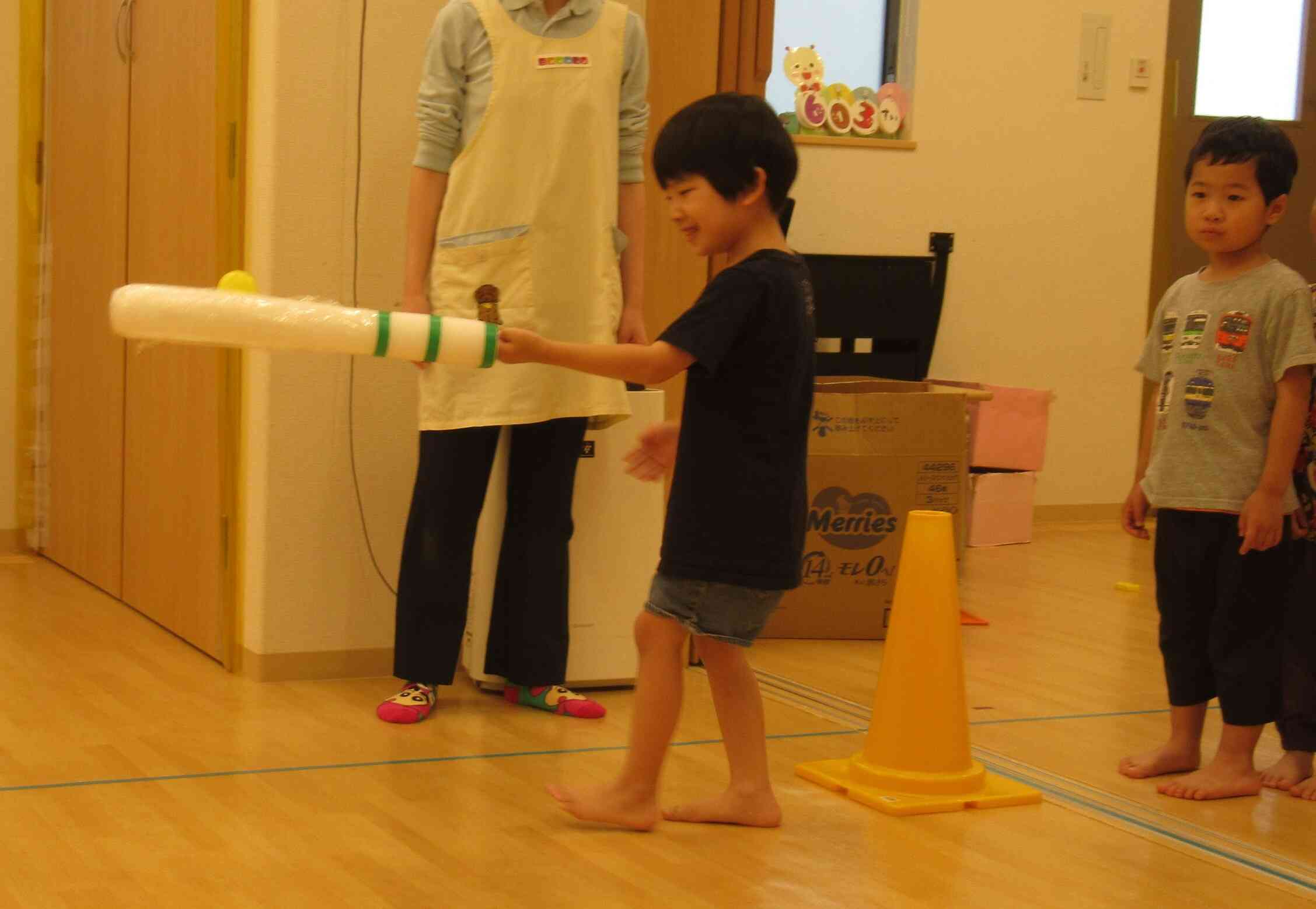 ボール運びに挑戦！