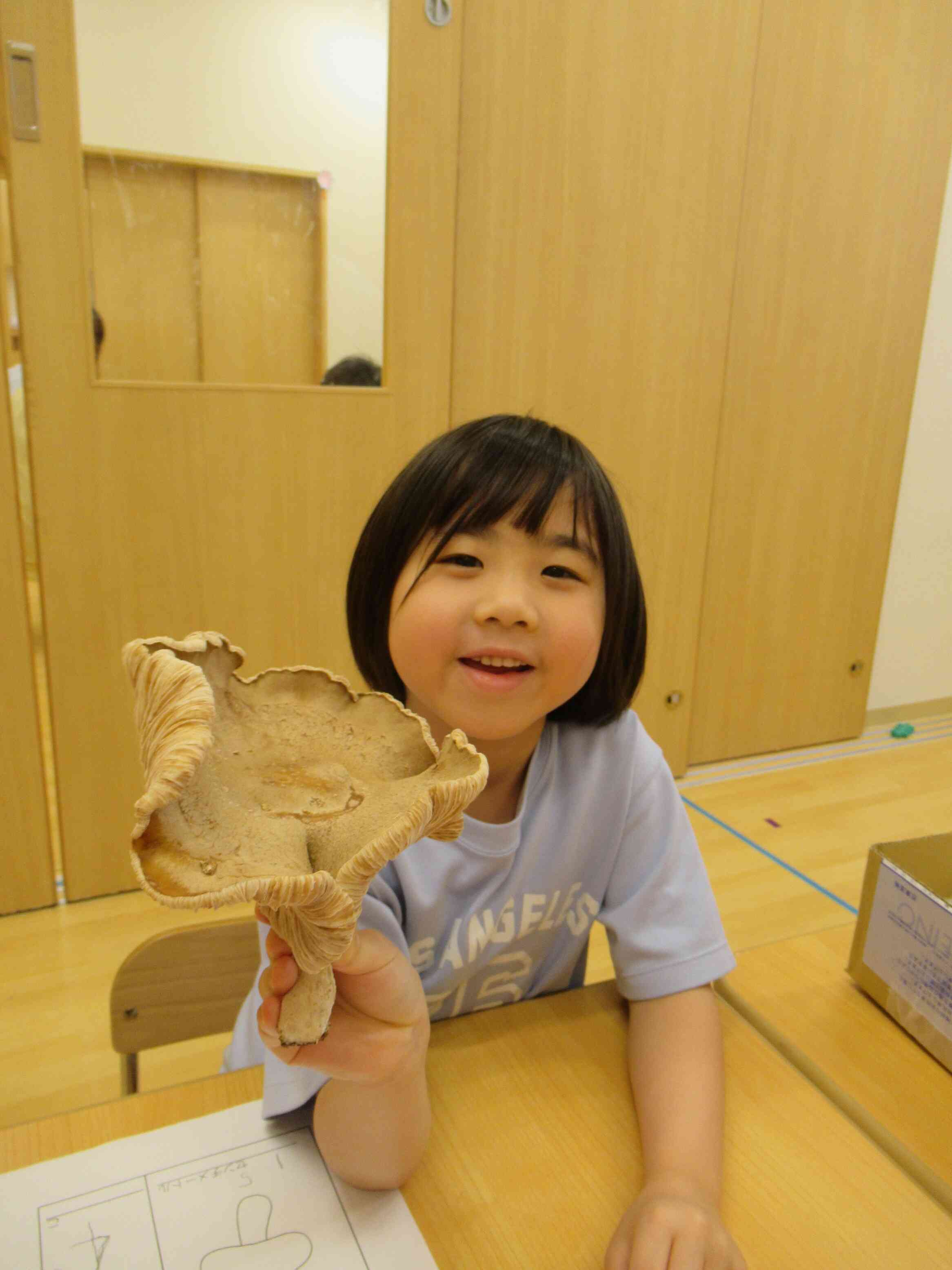 シイタケを栽培しよう！③(きりん組 5歳児)