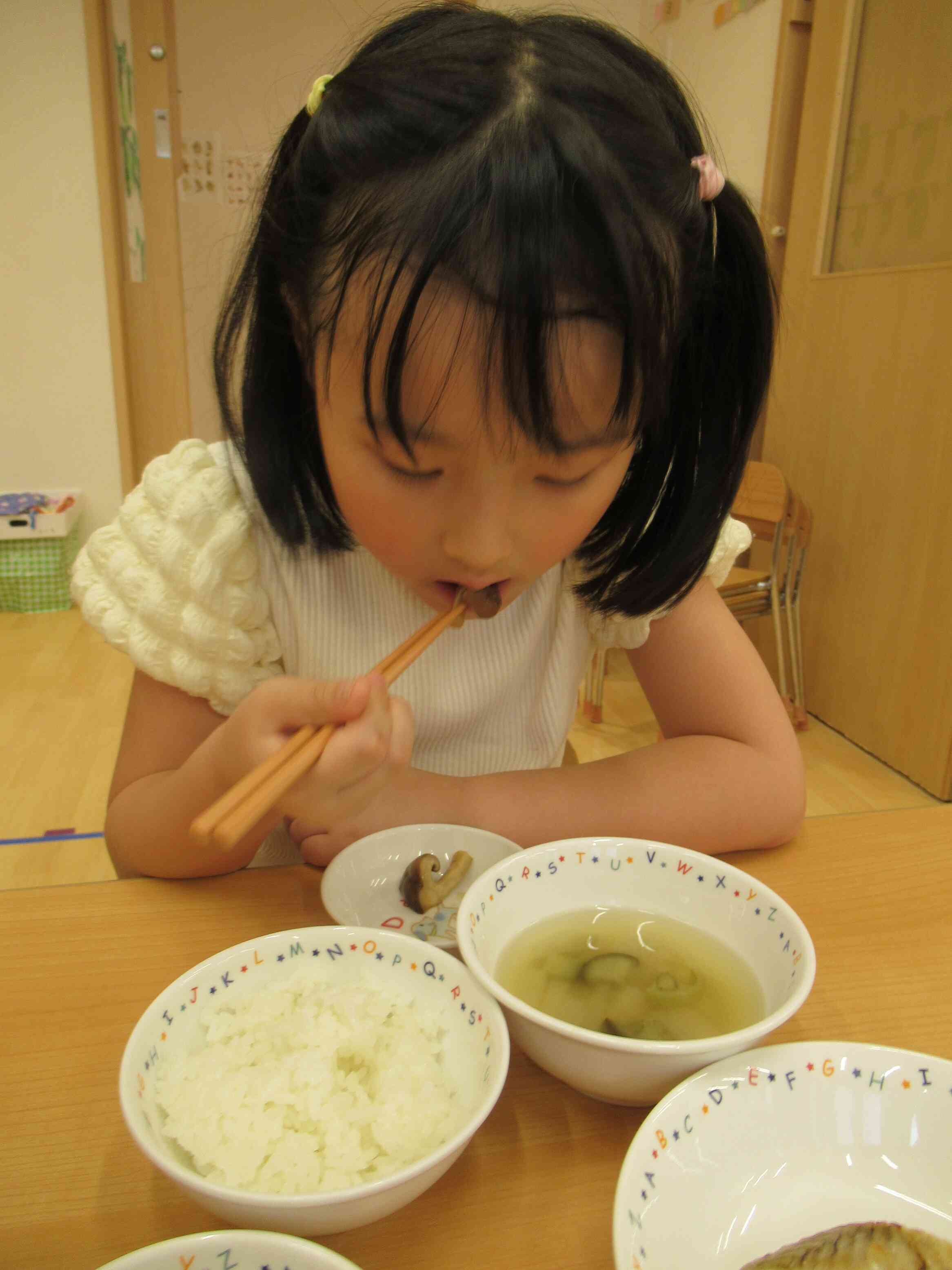 シイタケを食べてみよう！