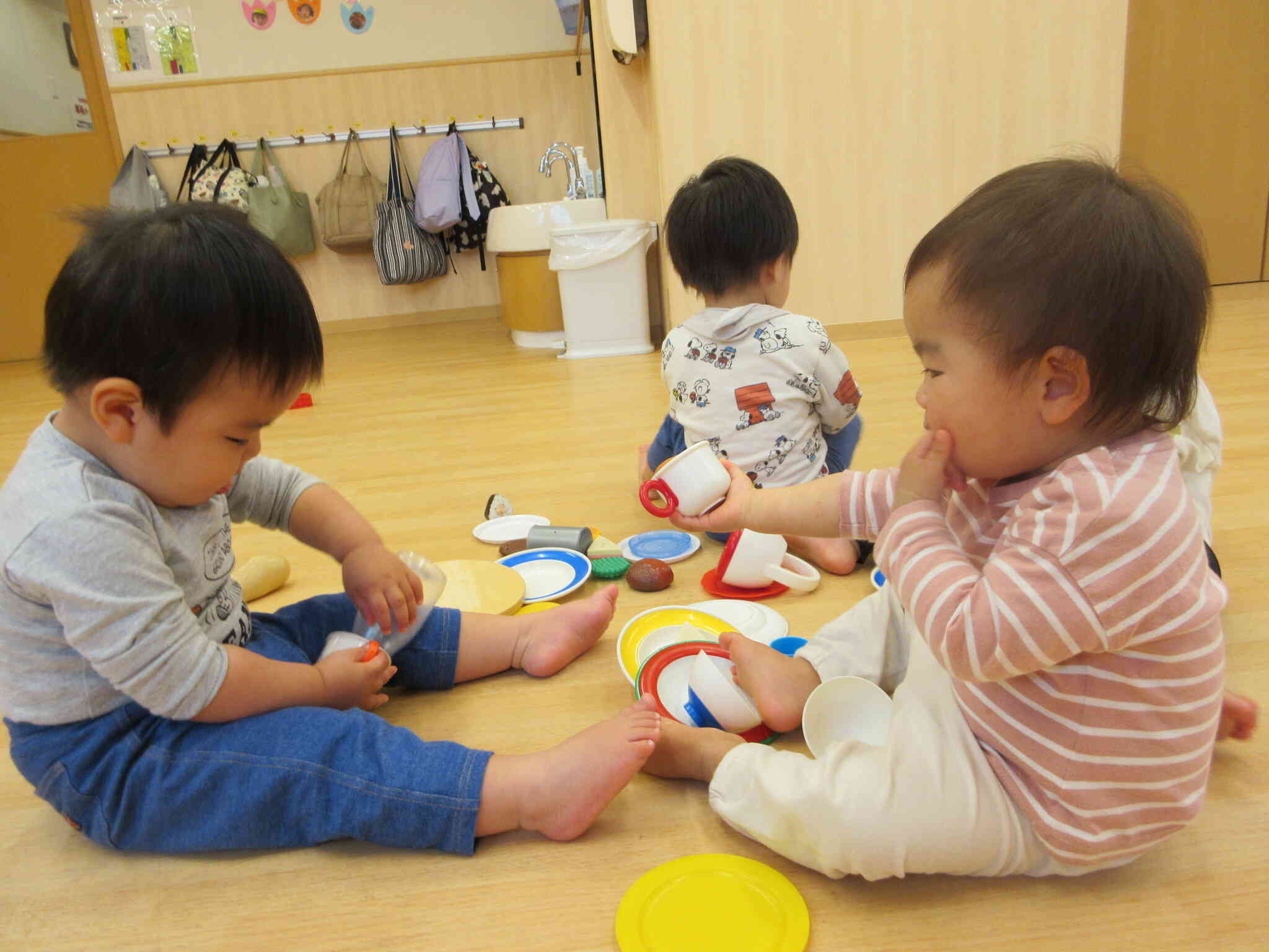 ただいまお茶の準備中・・・