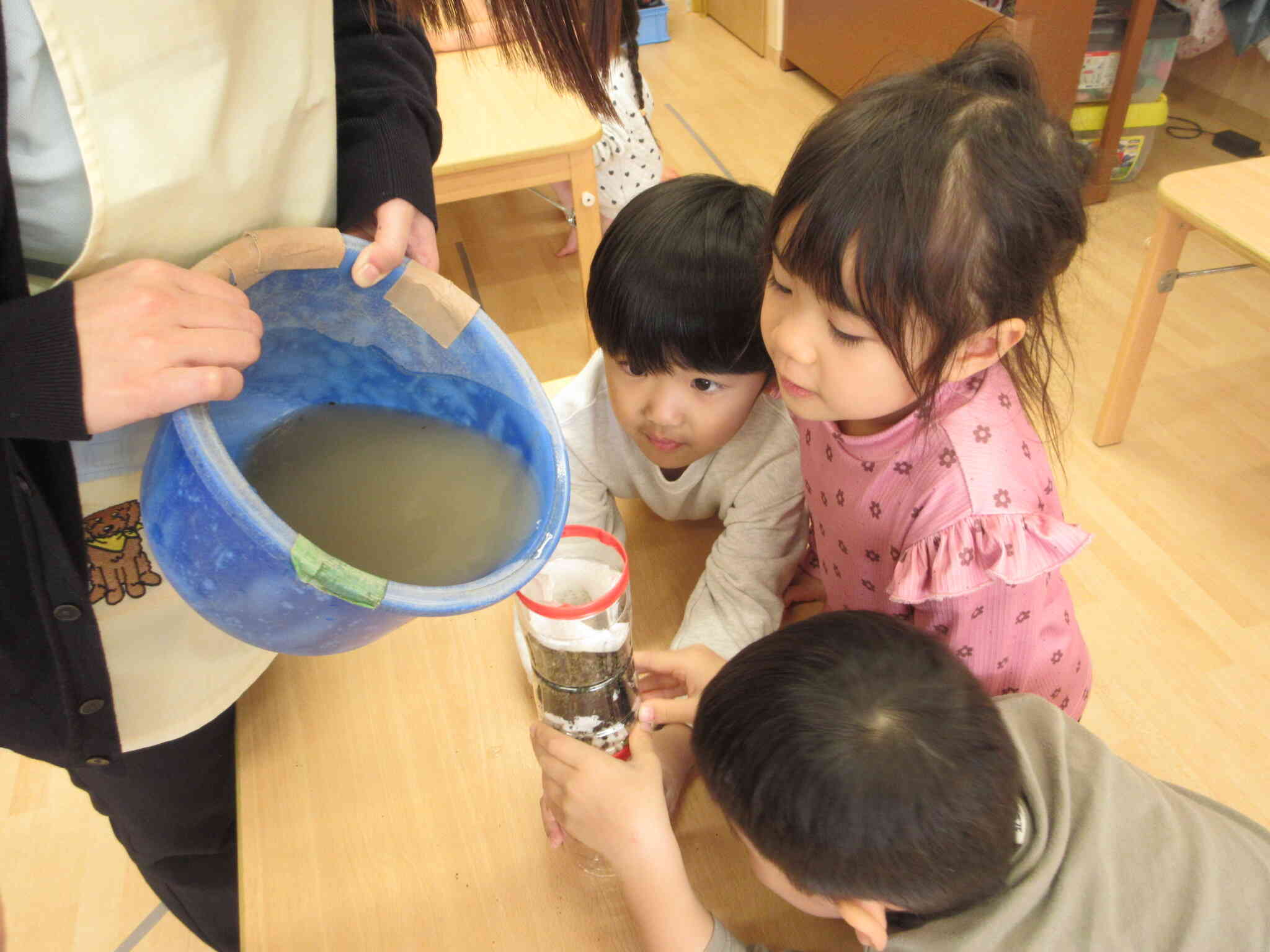 きれいな水になるかな？