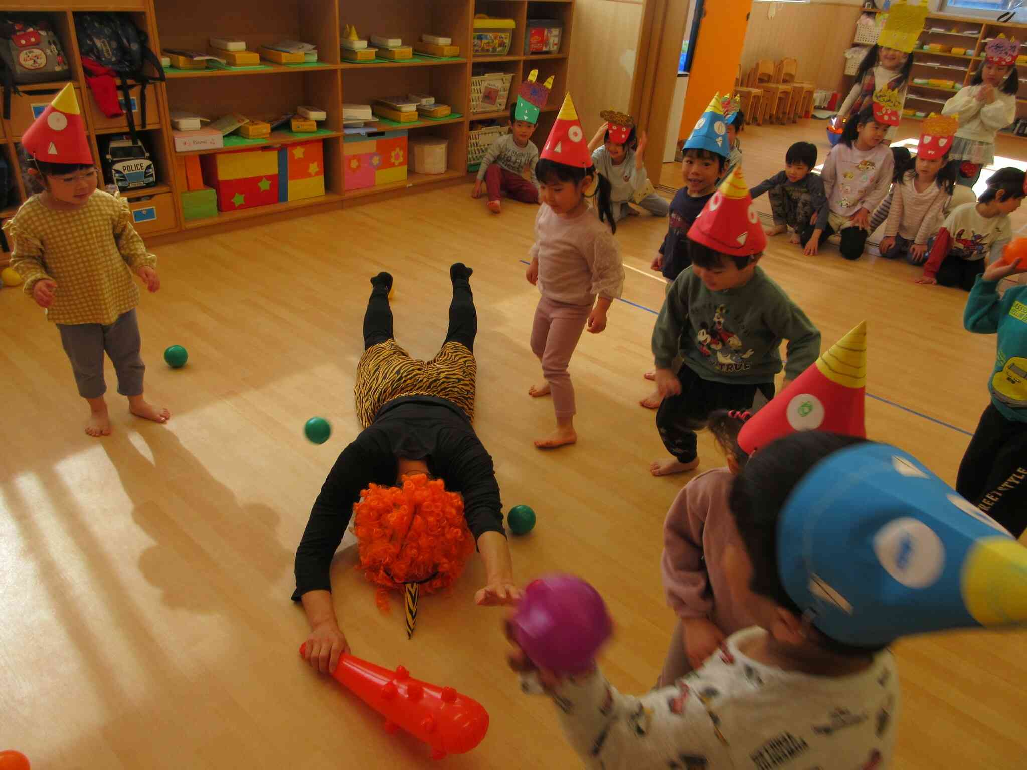 みんなで鬼をやっつけました!