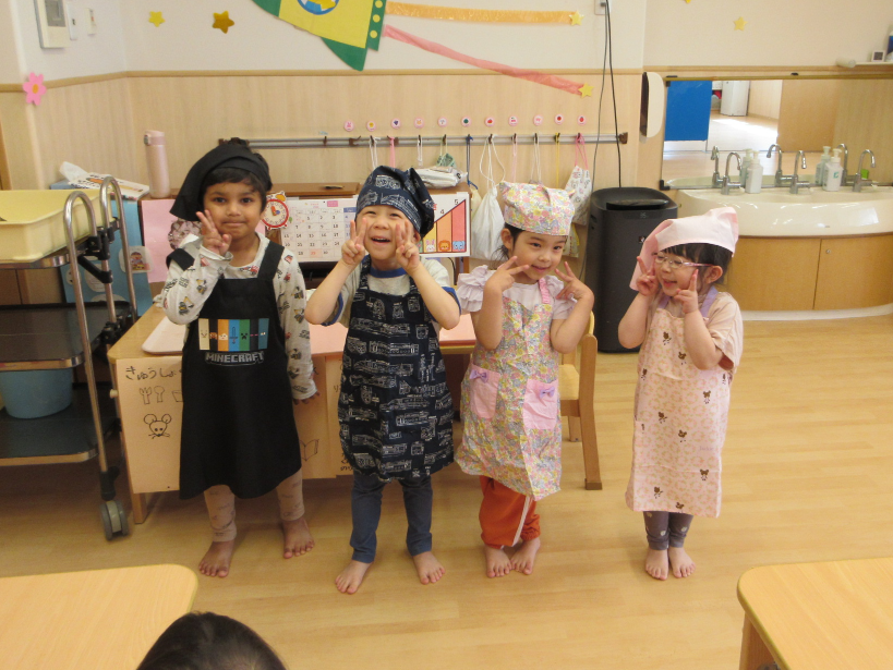 お当番活動、がんばりまーす！