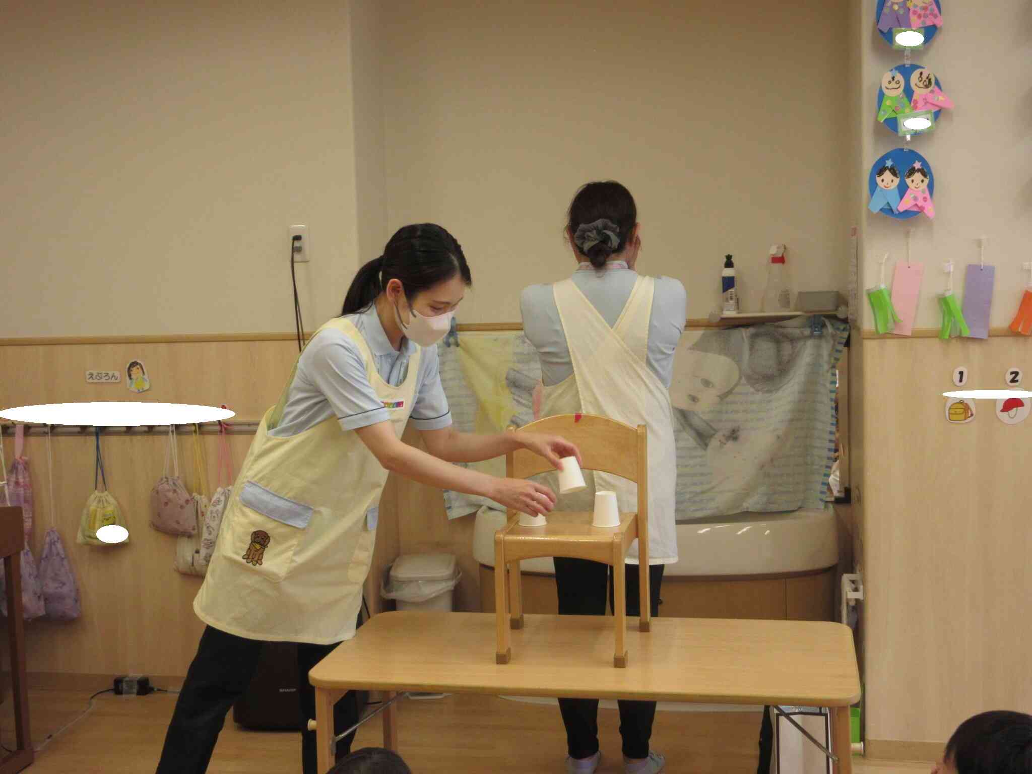 保育者からのプレゼントは…