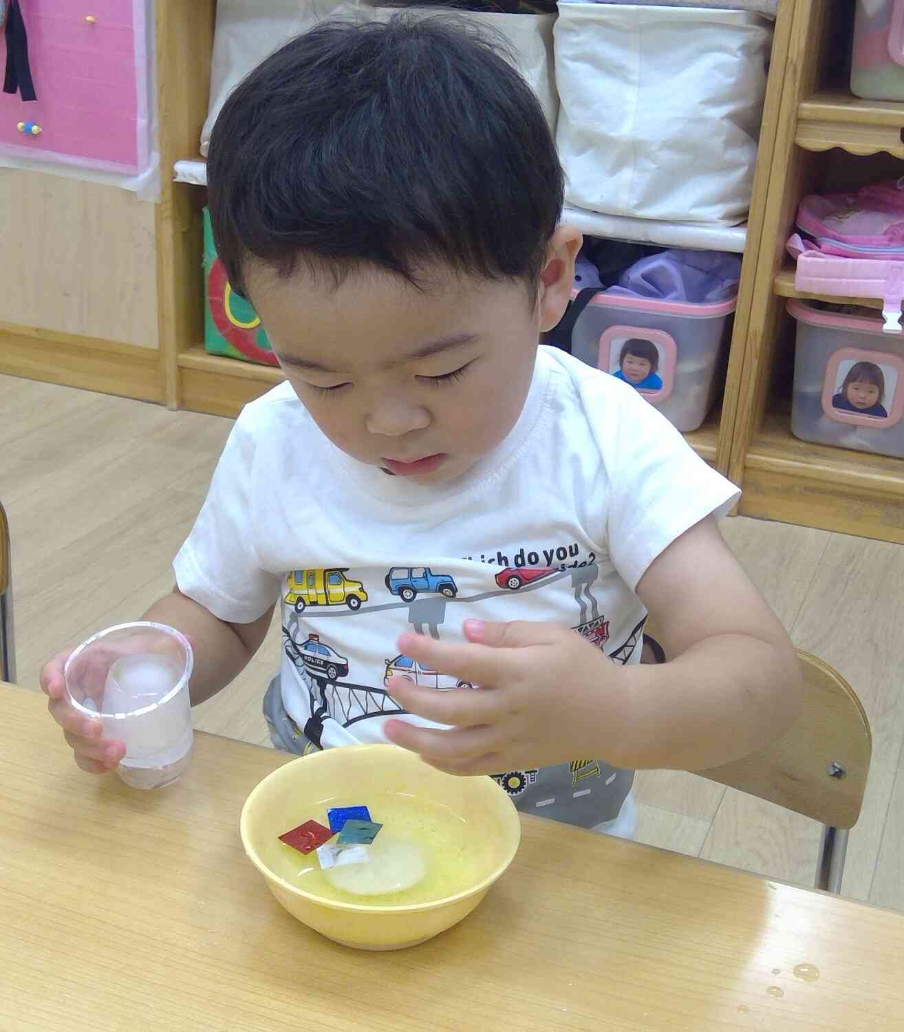 うさぎ組（２歳児）８月の様子①