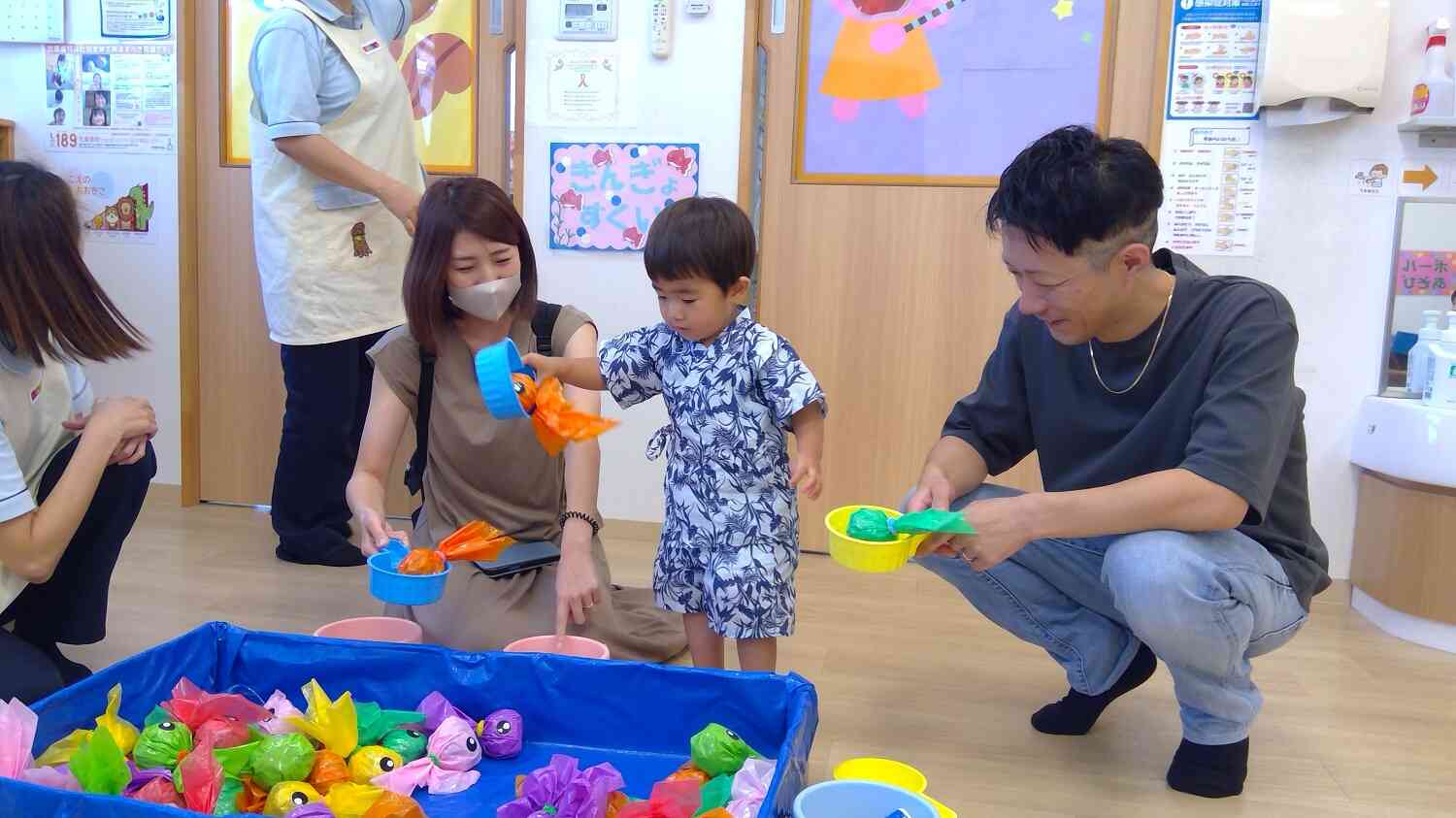 やったー☆金魚とれたよ！