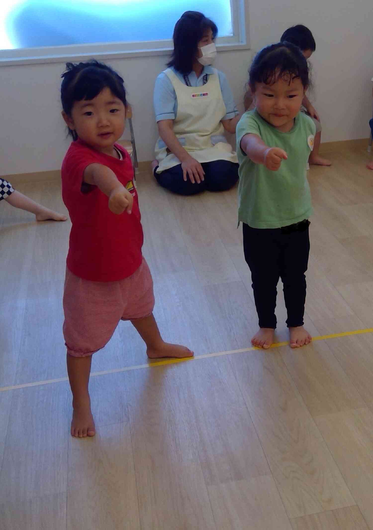 うさぎ組（２歳児）９月の様子①