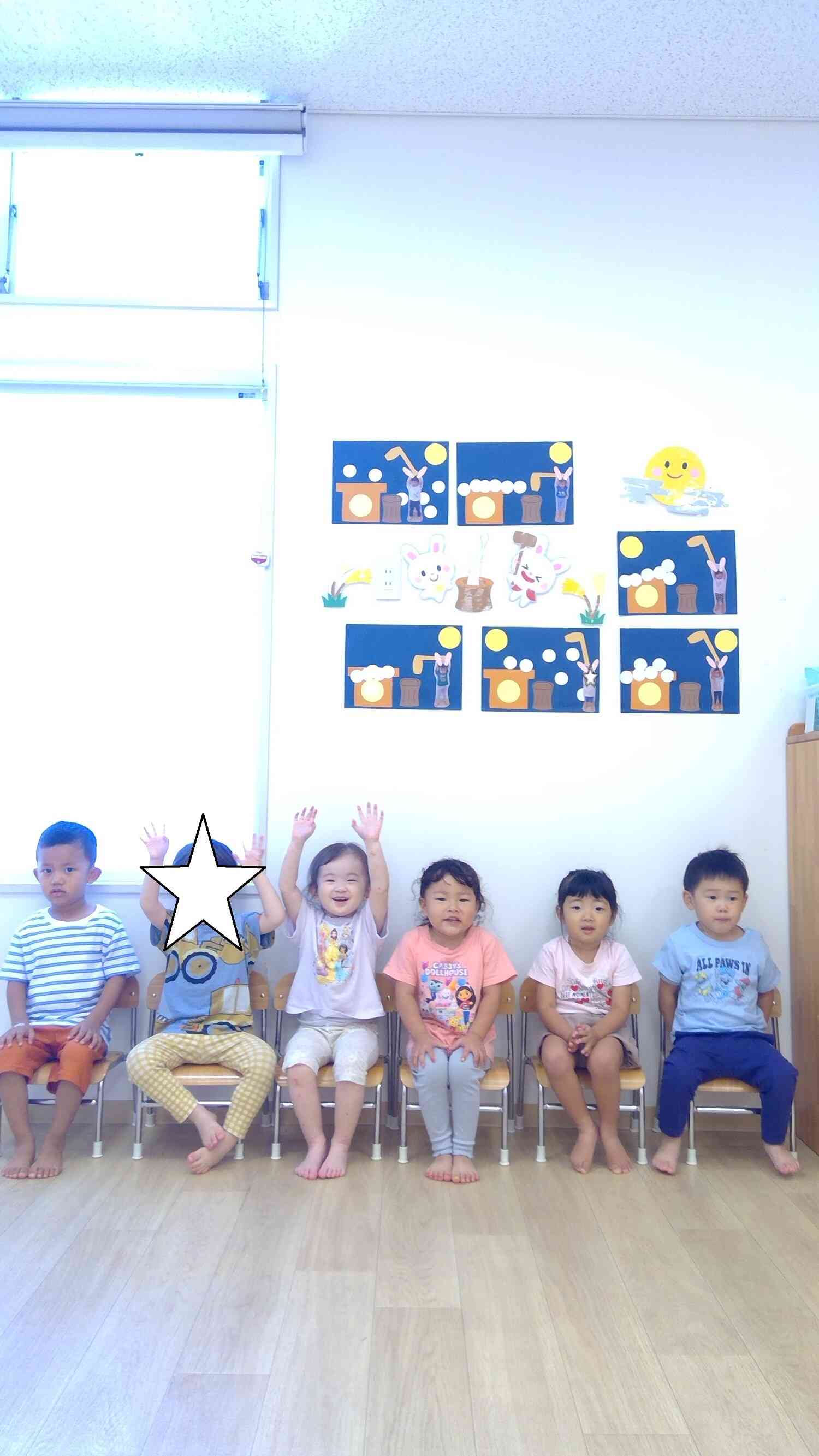 みんなで「はい！ポーズ」