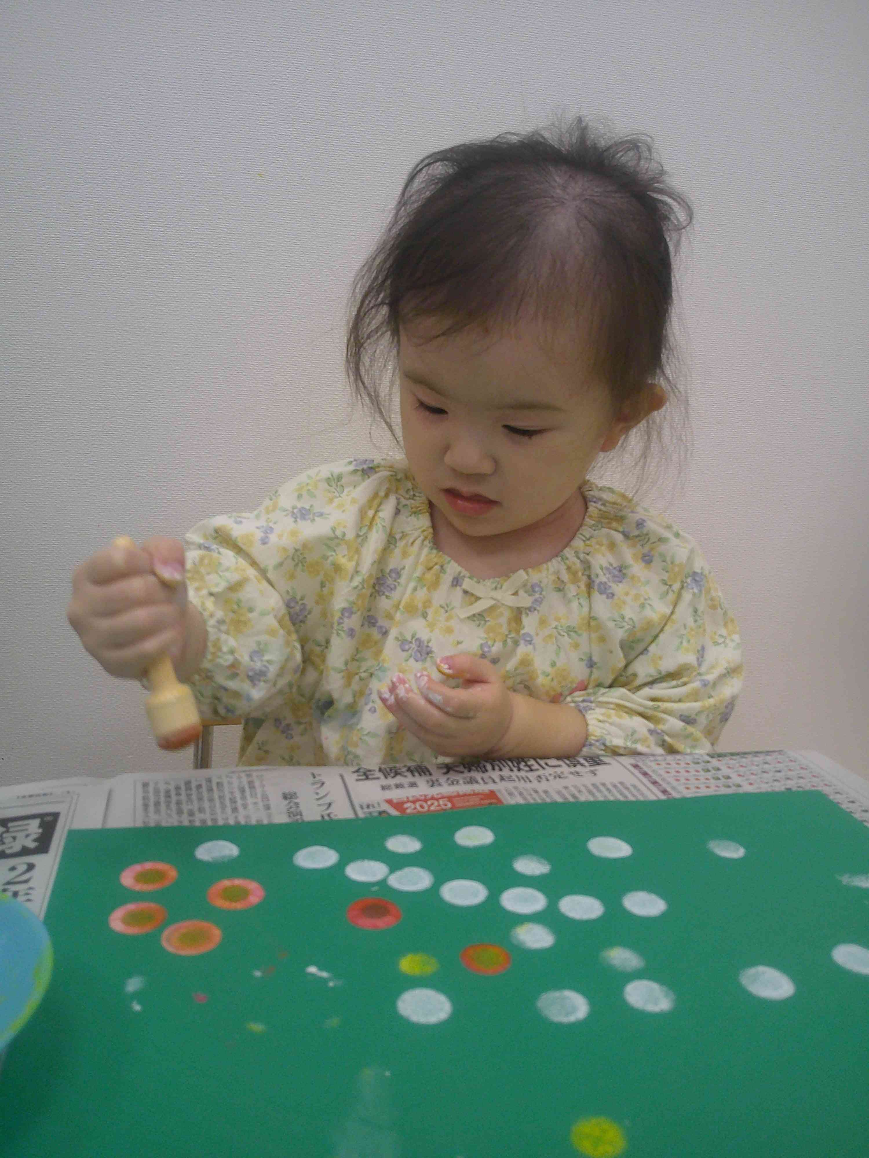 うさぎ組（２歳児）１１月の製作