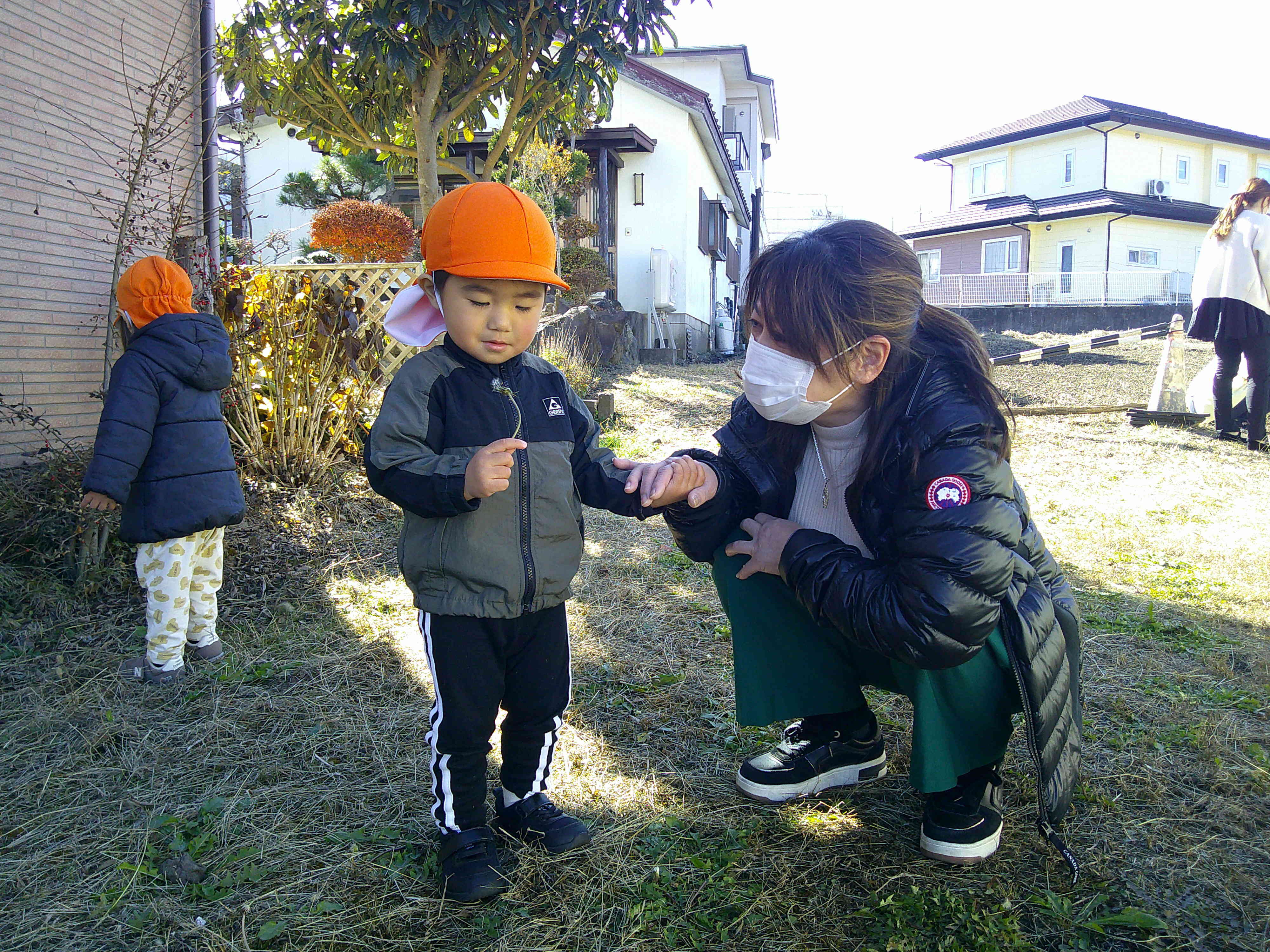 お外でも遊んだよ