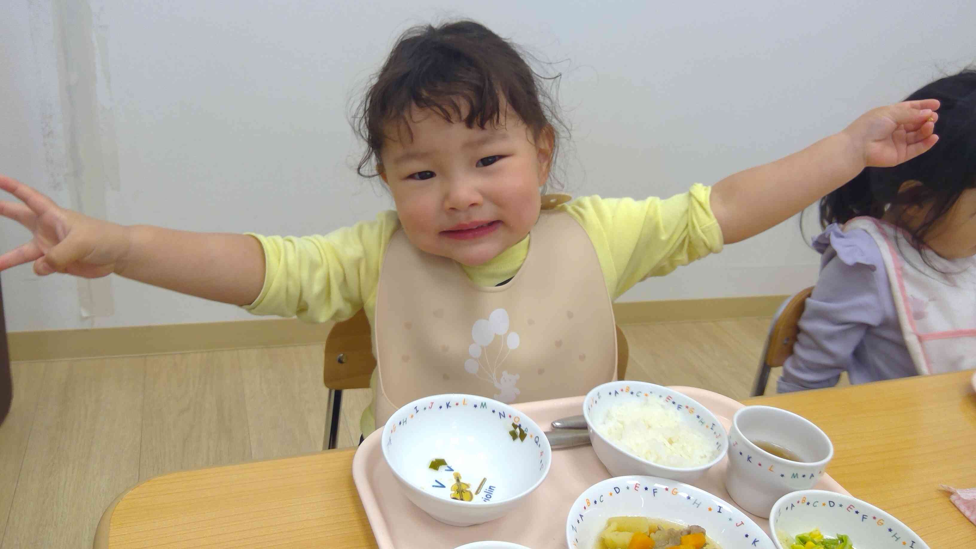 手作り給食大好き！