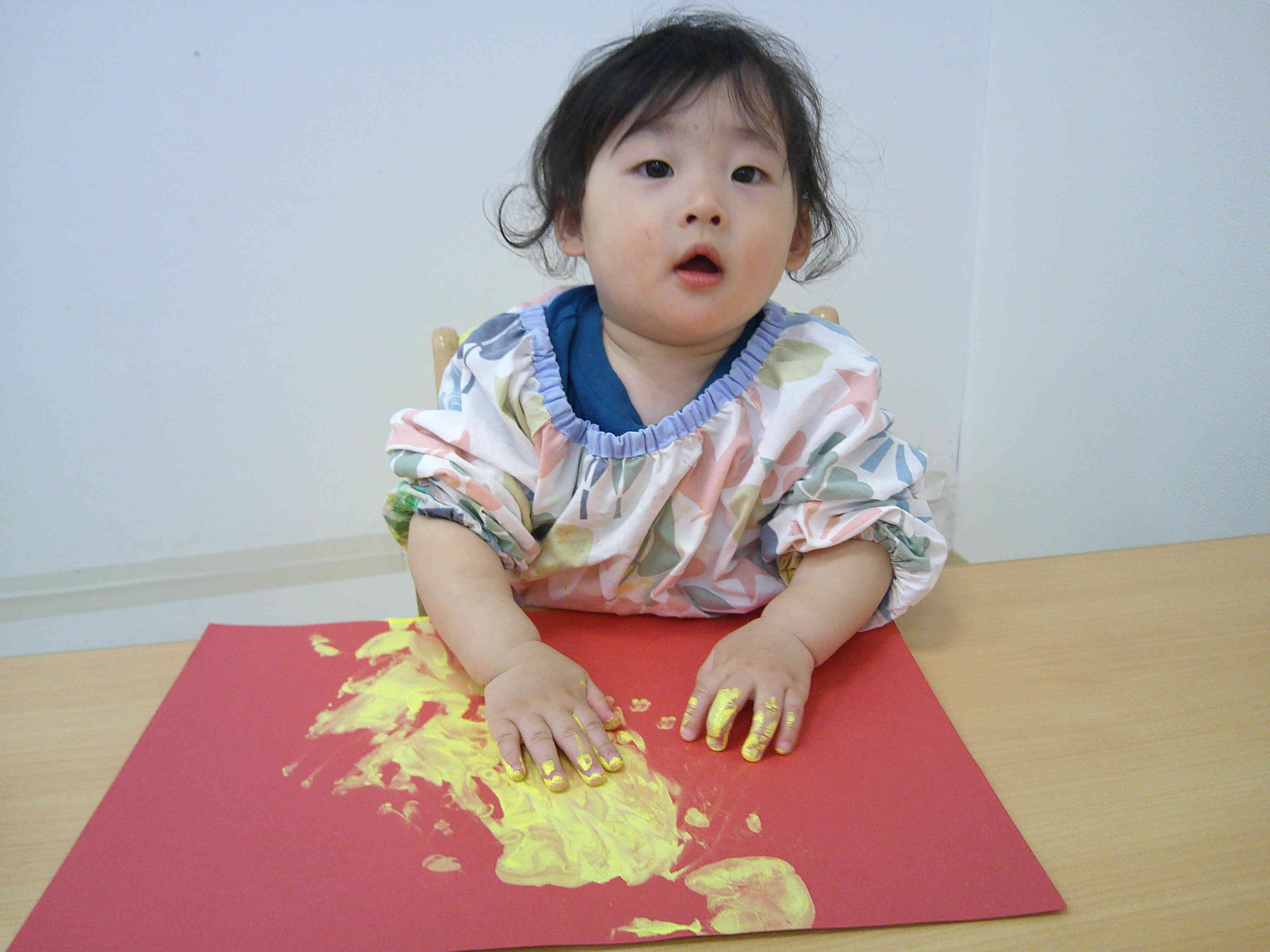 絵の具って楽しいね☆