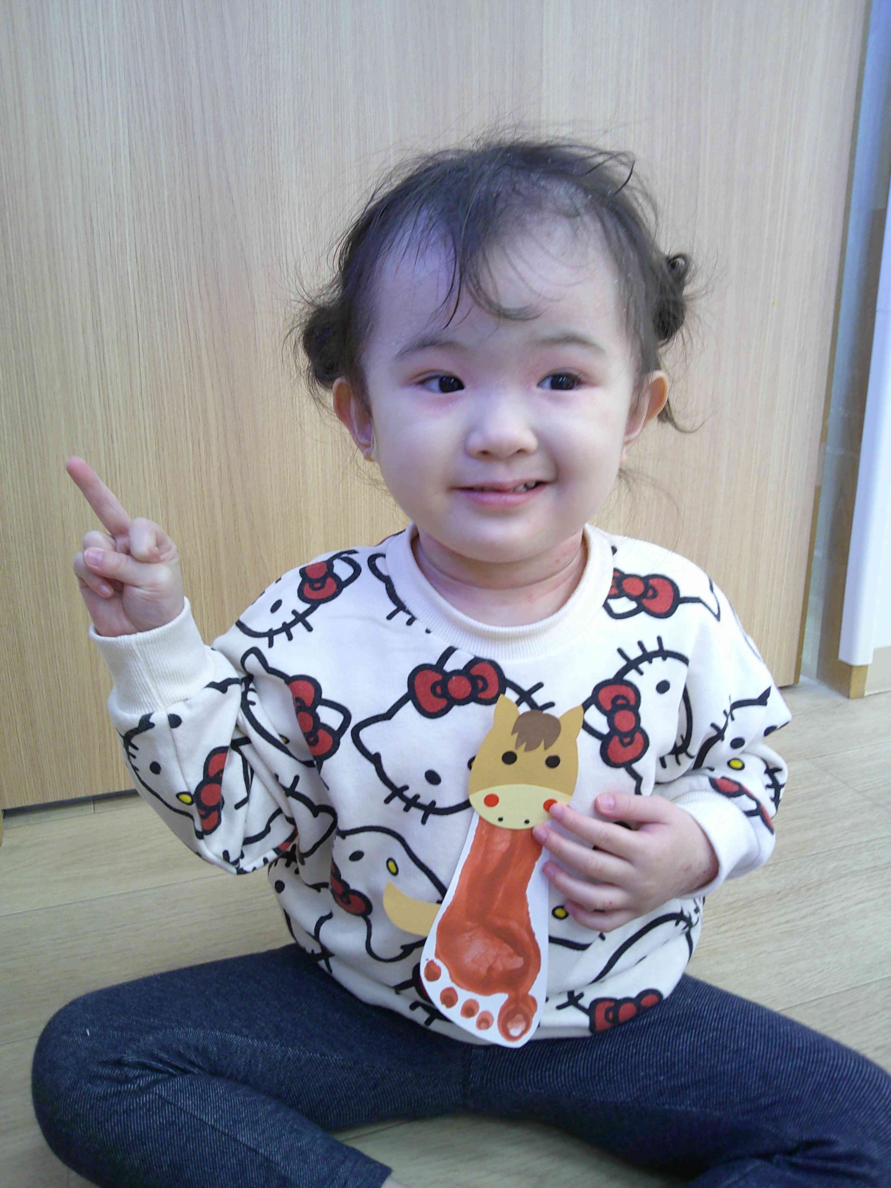 うさぎ組（2歳児）12月の製作