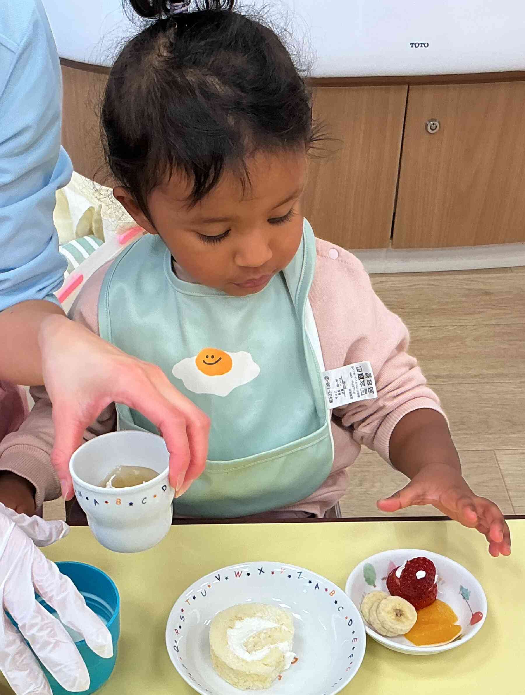 12月　食育「クリスマスケーキを作ろう」