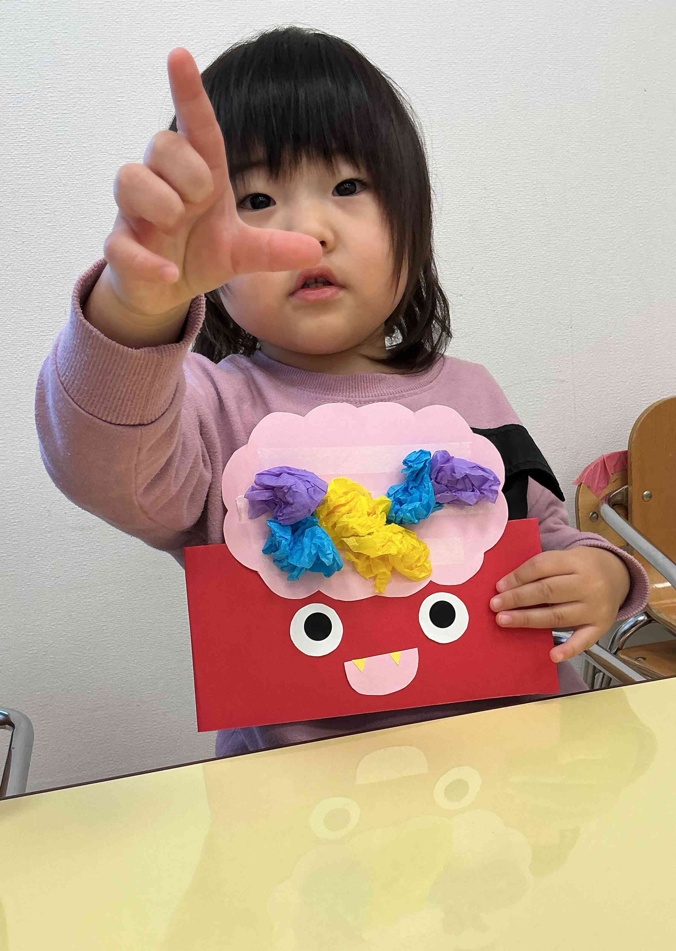 あひる組（1歳児）1月の製作