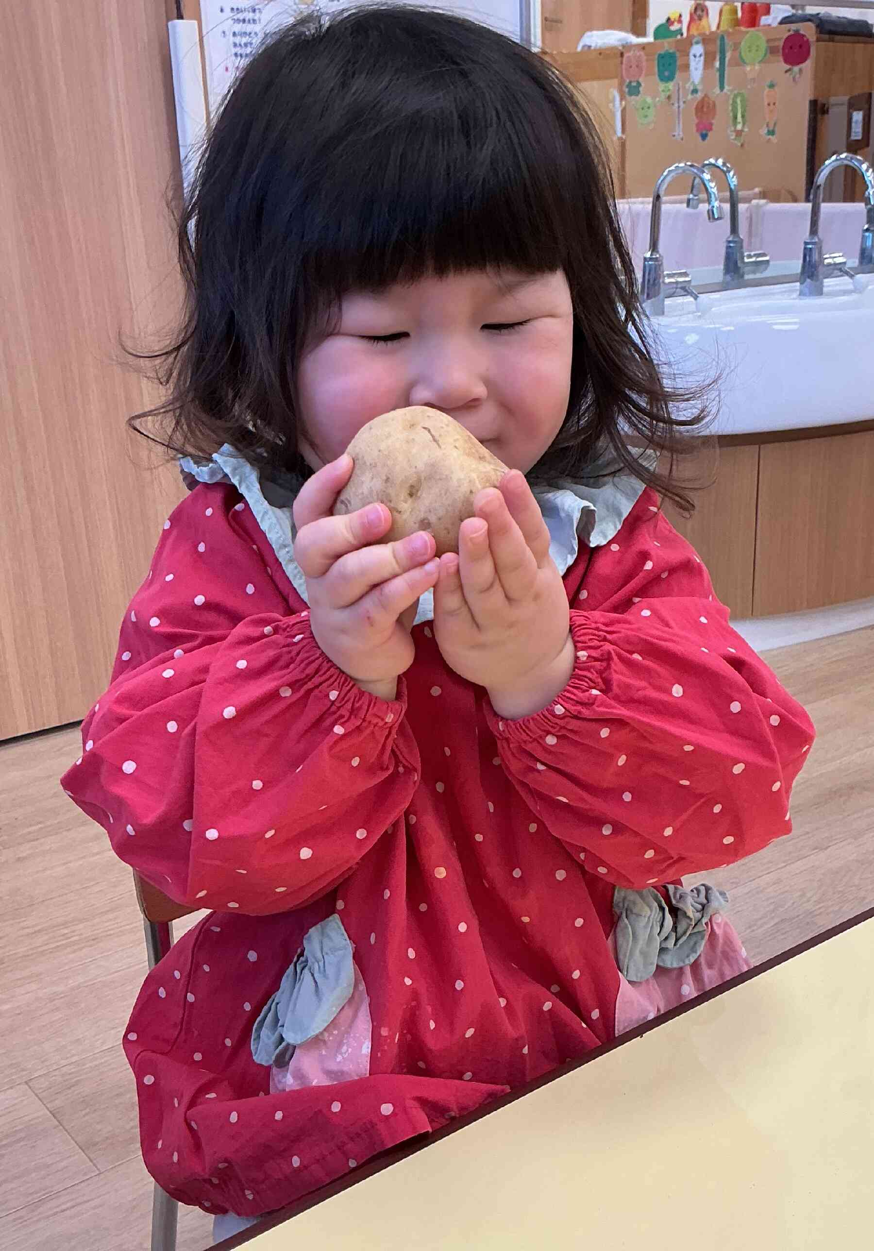 野菜に触れよう