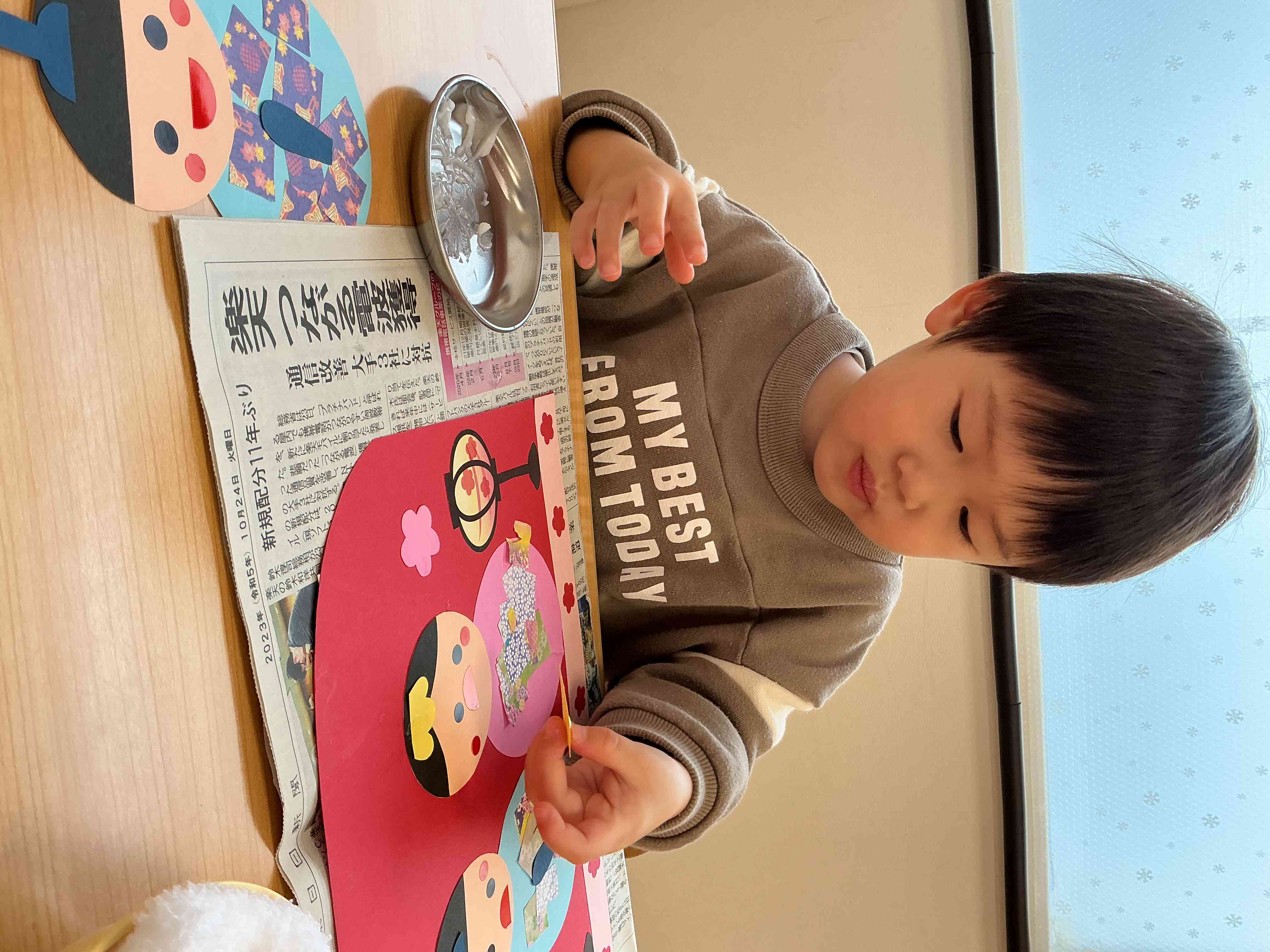 糊づけもお手のもの！！