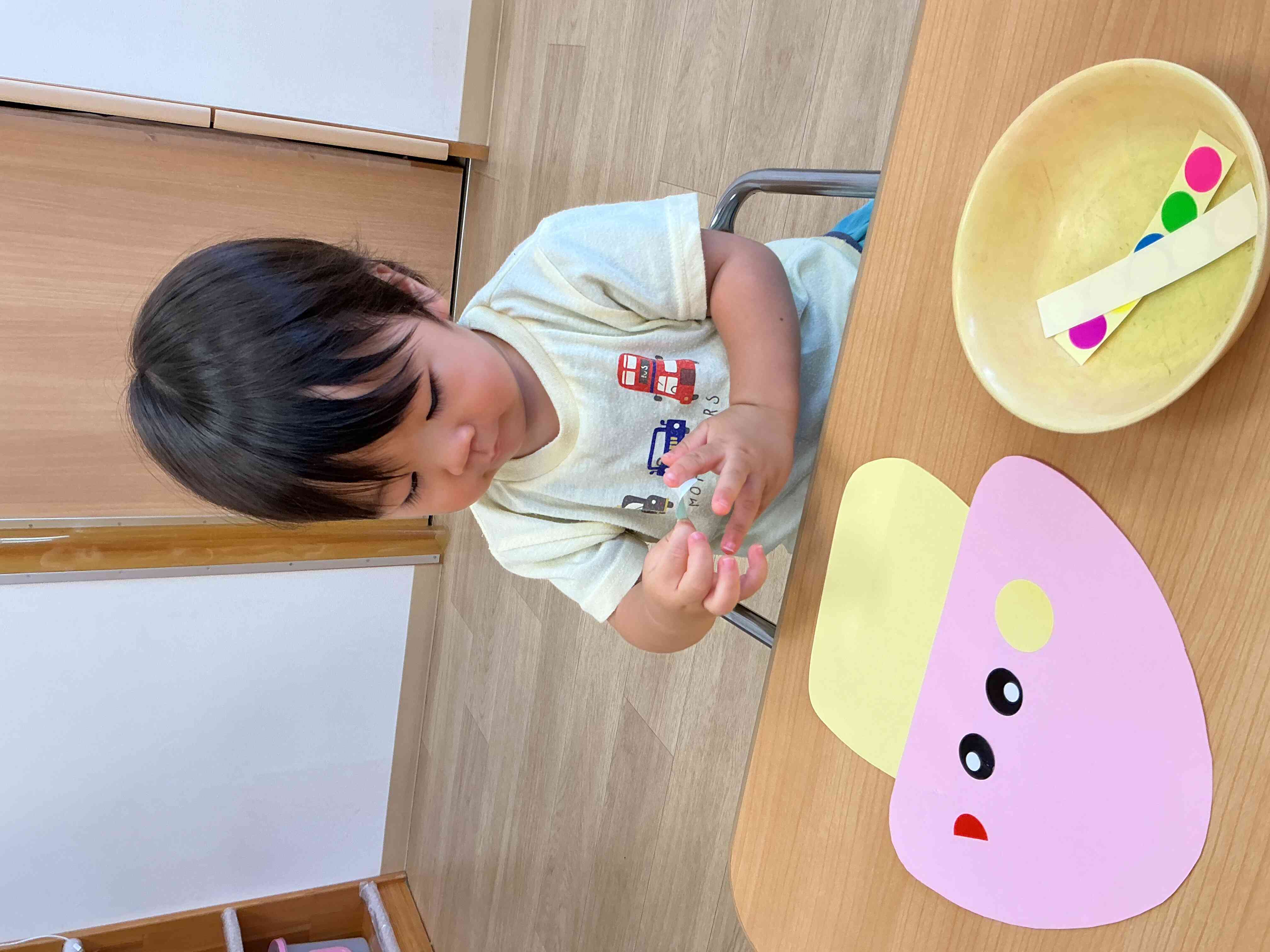 あひる組（１歳児）8月の様子