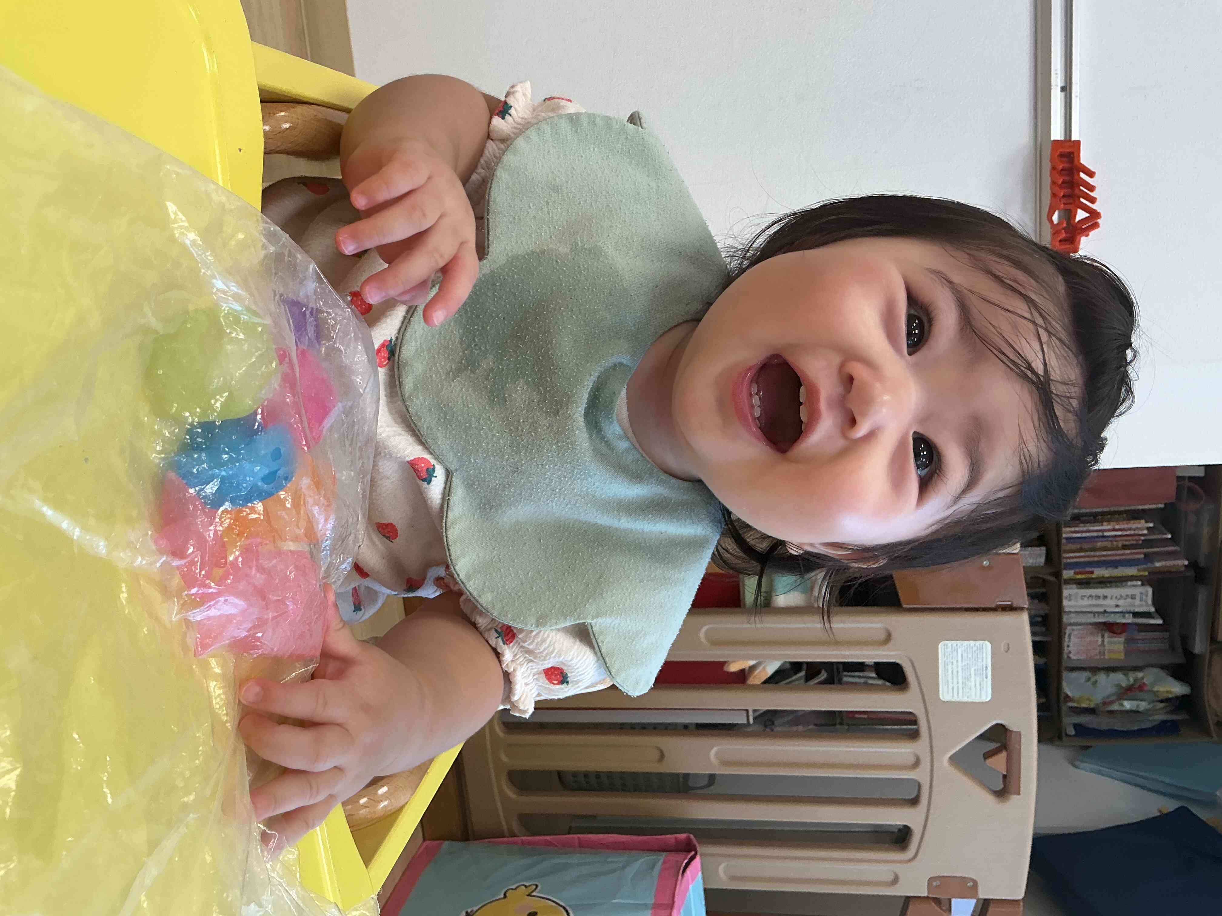 冷たくて気持ちいいな〜♪