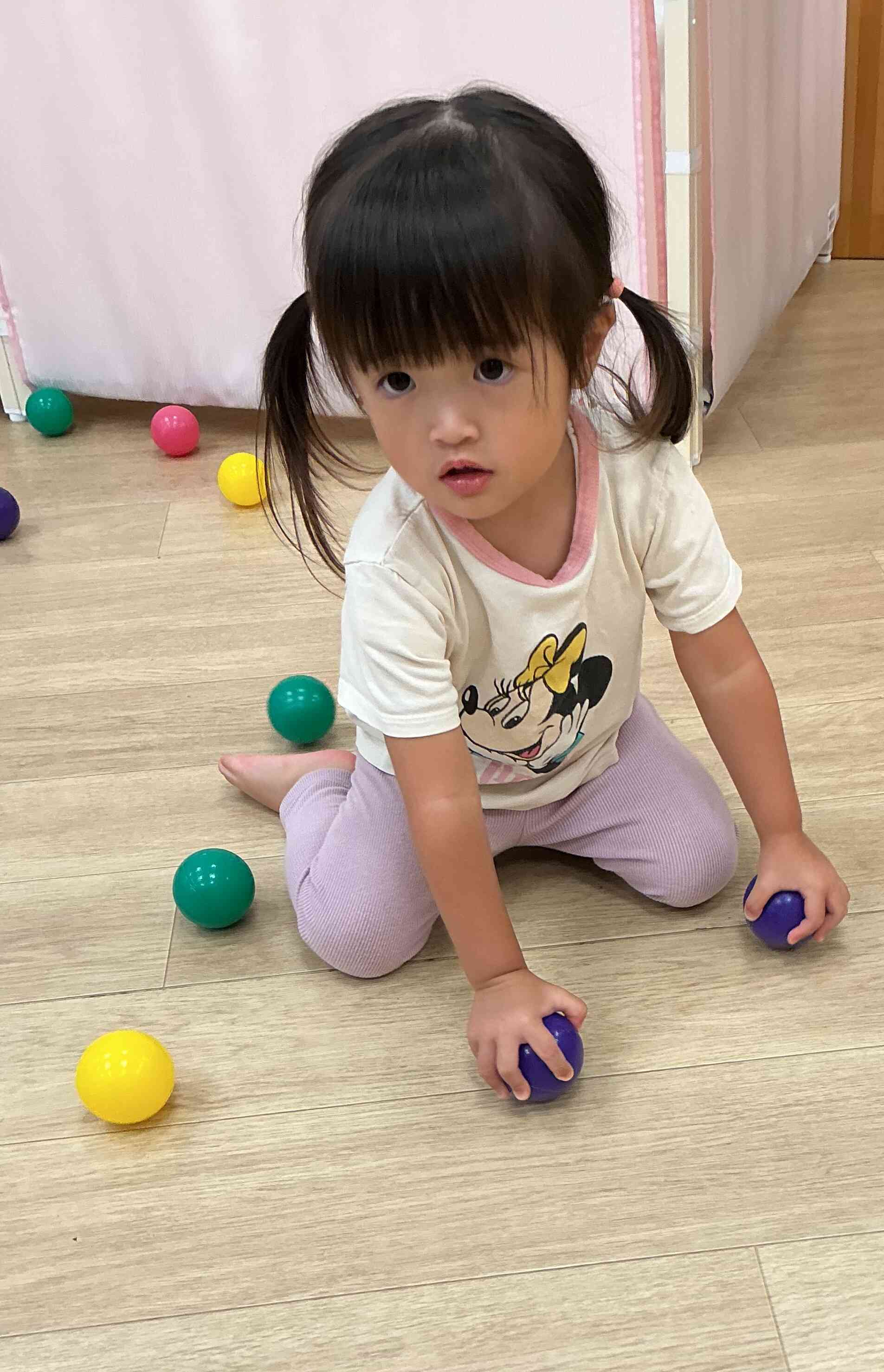 うさぎ組(2歳児)ミニ運動会の様子
