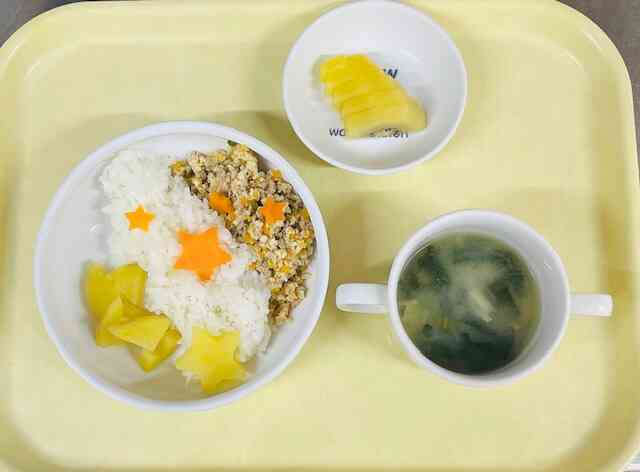 今日の給食は七夕給食☆彡