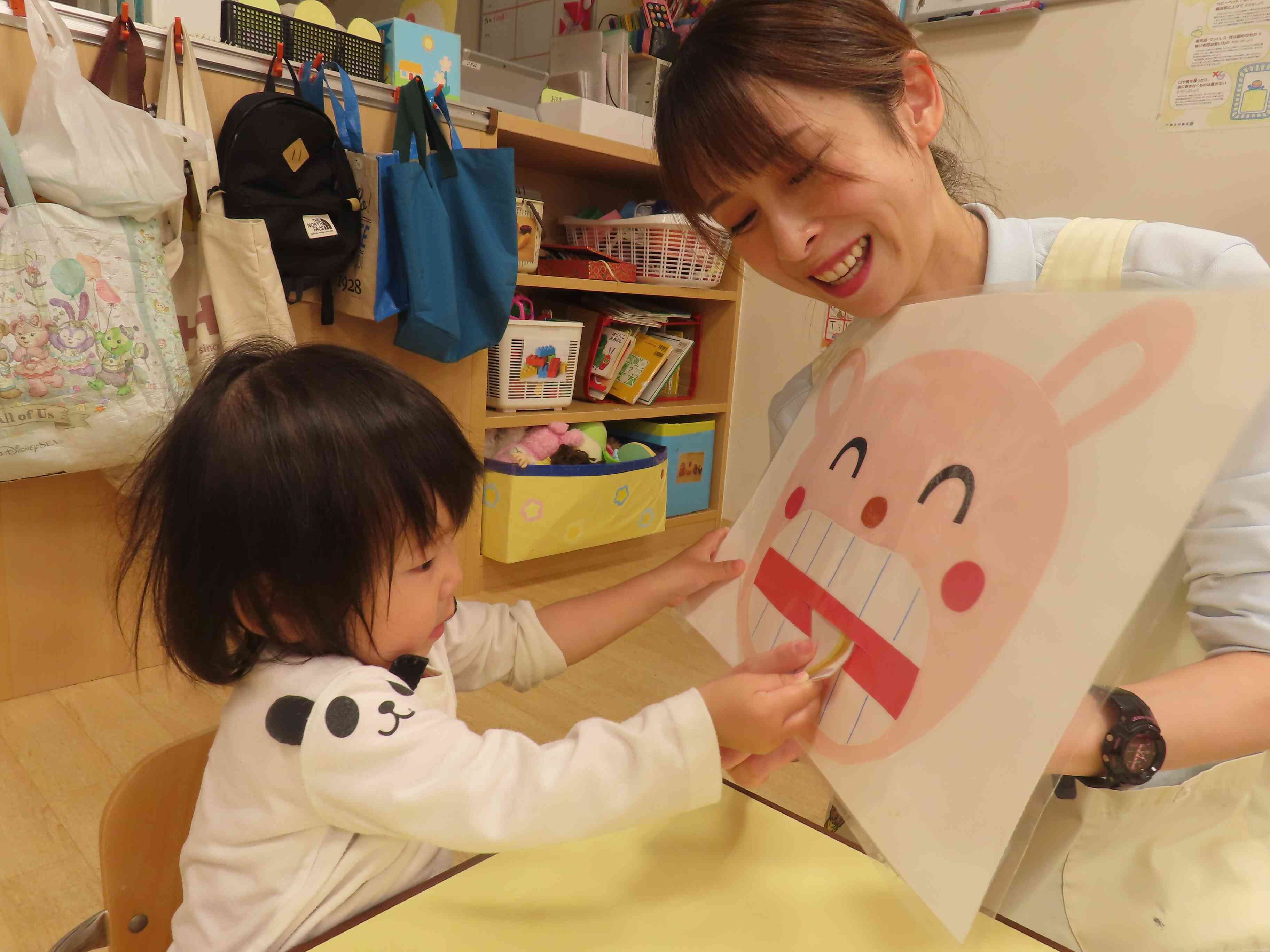 あひる組さんは歯磨きのお話し上手に聞けました！